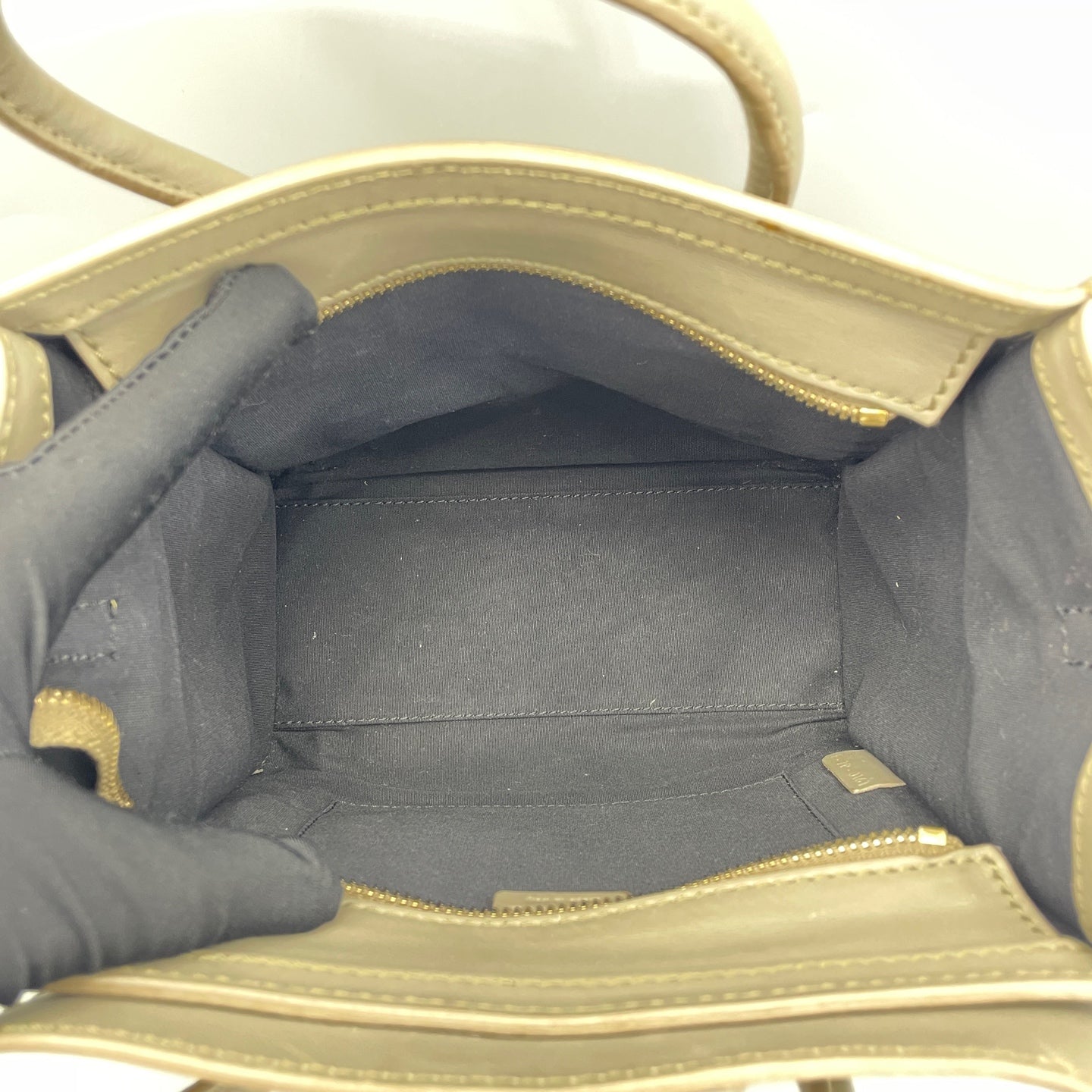 Celine - Luggage Nano - Calfskin leather - Grey - (mini)