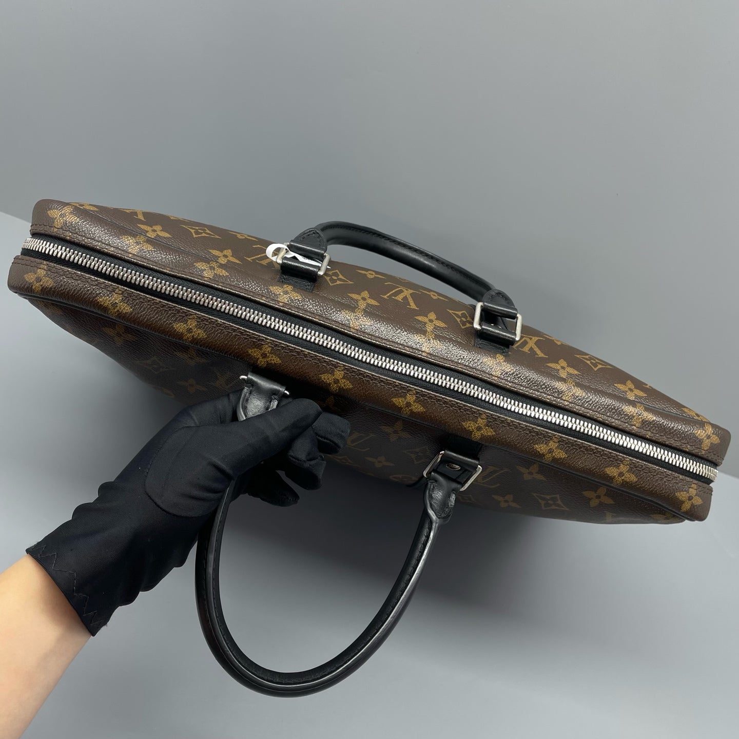 Louis Vuitton - Porte-Documents Voyage Briefcase - Monogram Canvas with Leather Trim - Brown - (medium)