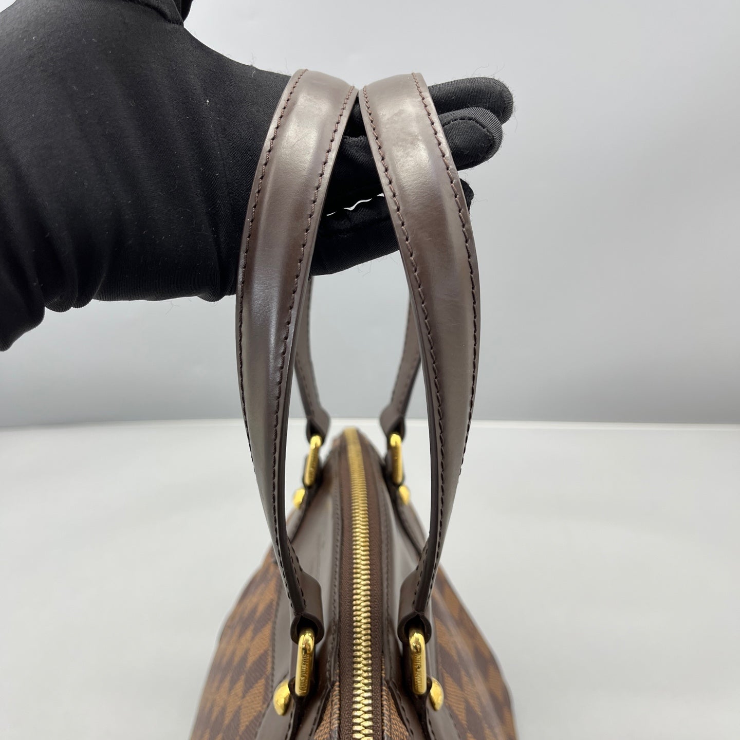 Louis Vuitton - Dumpling Bag - Damier Ebene canvas with leather trim - Brown - (Medium)