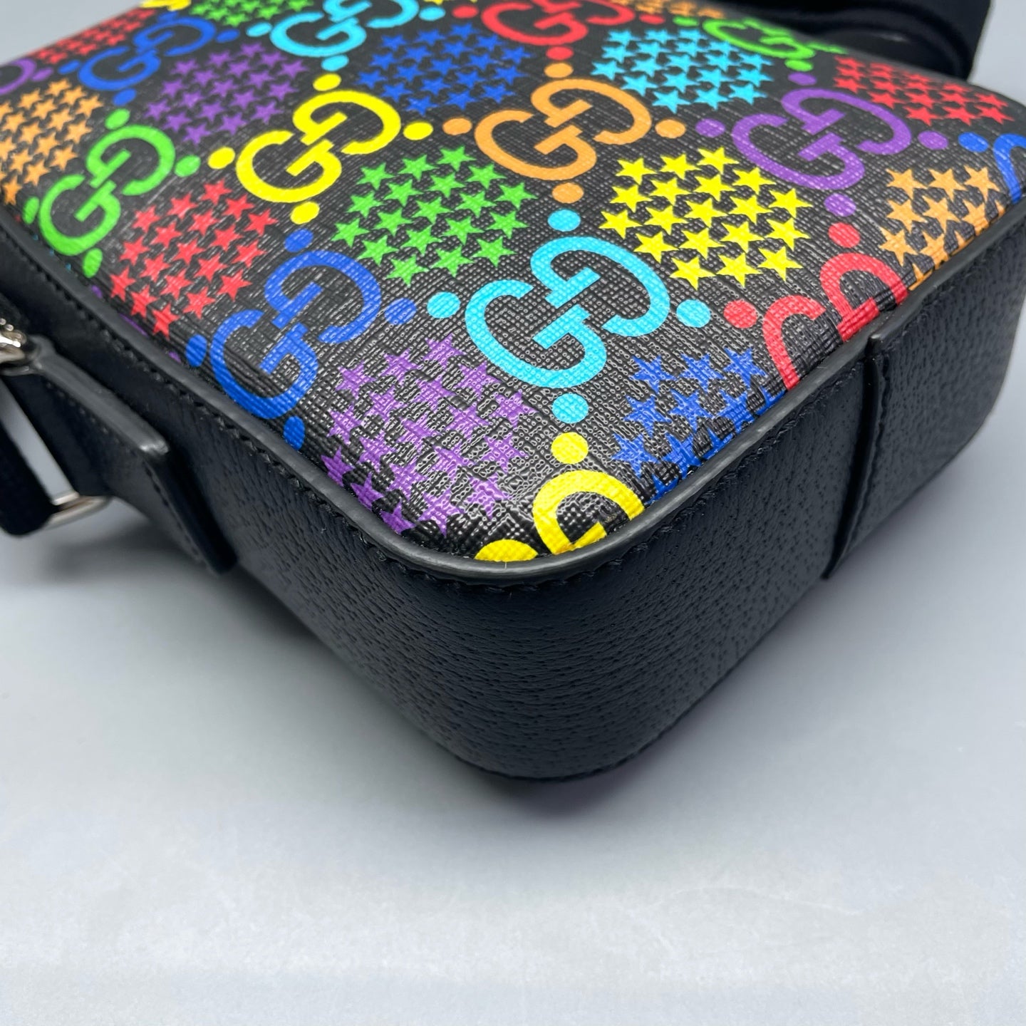 Gucci - GG Multicolour Camera Bag - Coated canvas with leather trim - Multicolour - (mini)