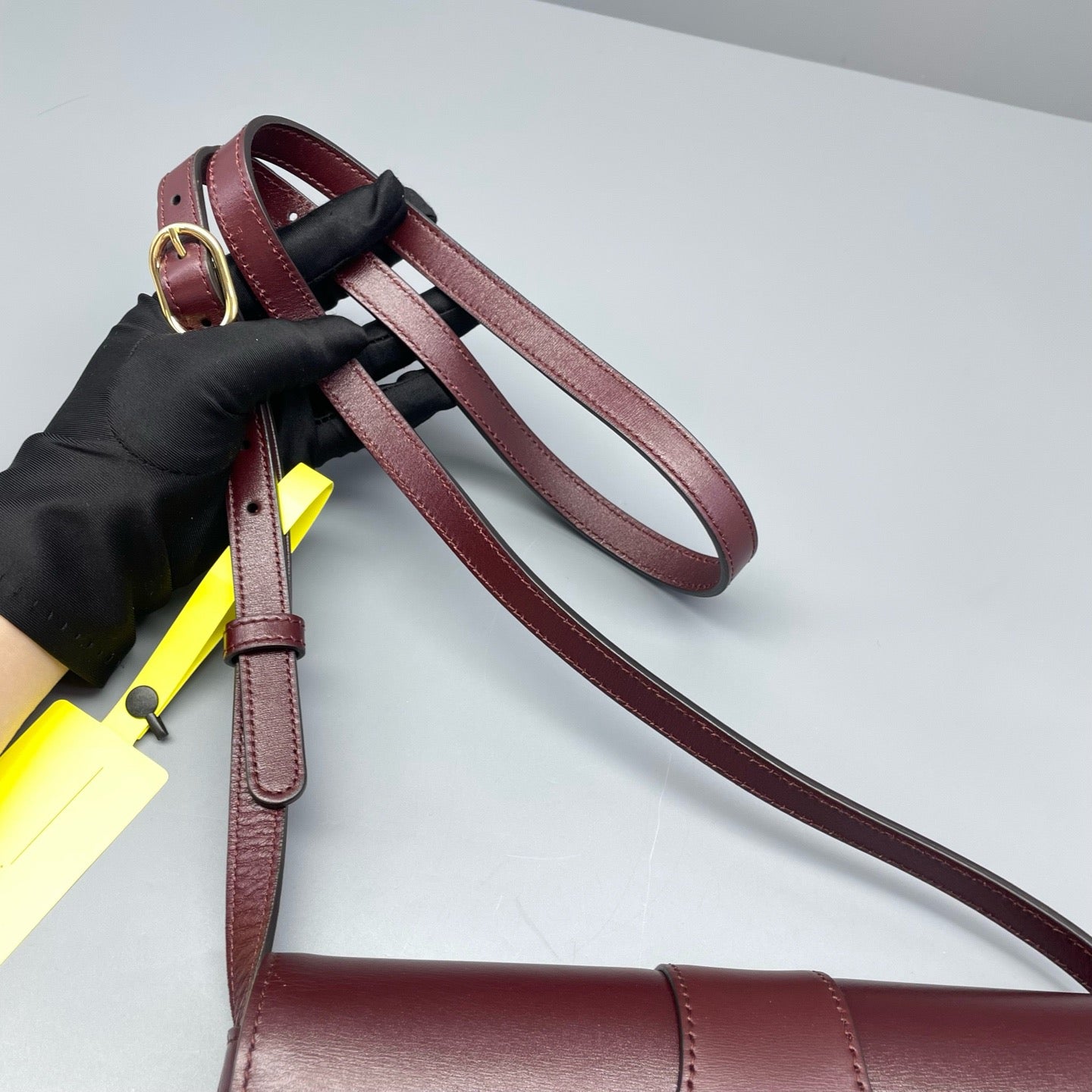 Gucci - Arli - Smooth leather - Burgundy - (small)