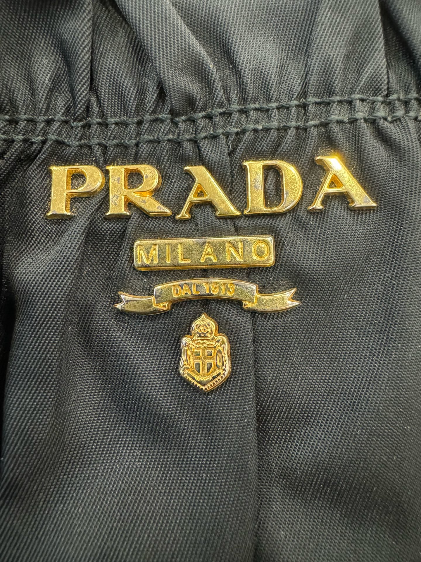 Prada - Tessuto Gaufre Tote - Polyamide and Leather - Black - (Medium)
