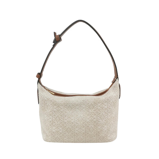 Loewe - Mini Cubi Bag - Cloth and Leather - Beige and Brown - (mini)