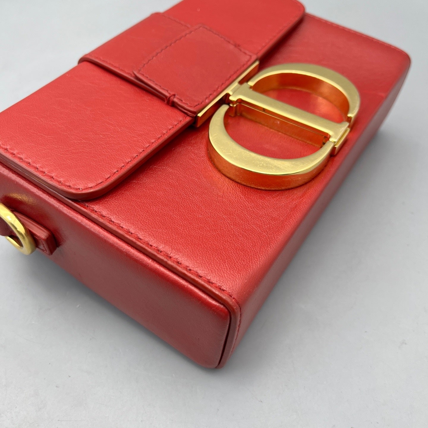 Dior - 30 Montaigne Mini - Leather - Red - (mini)