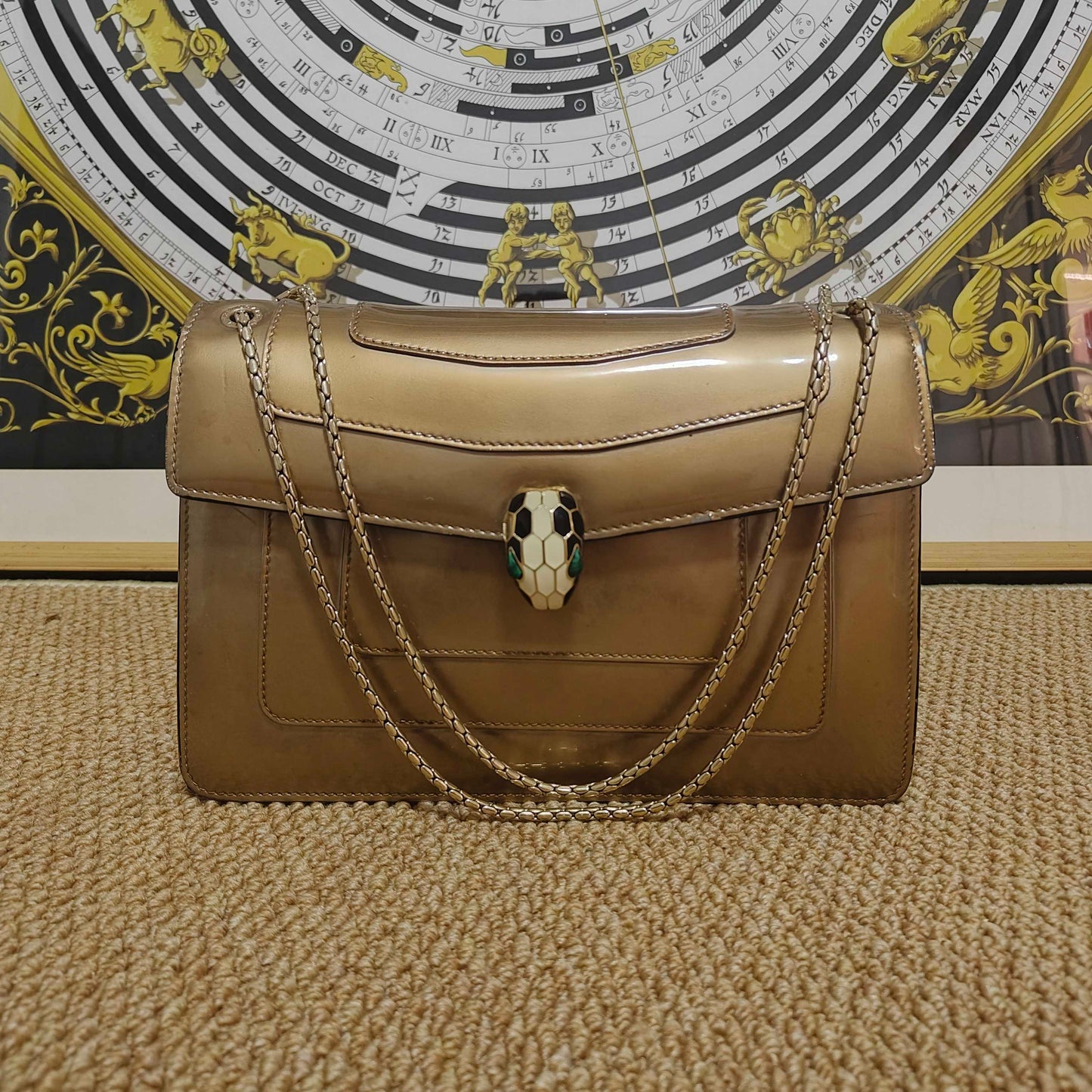 Bvlgari - Serpenti Forever - Patent leather - Gold - (medium)