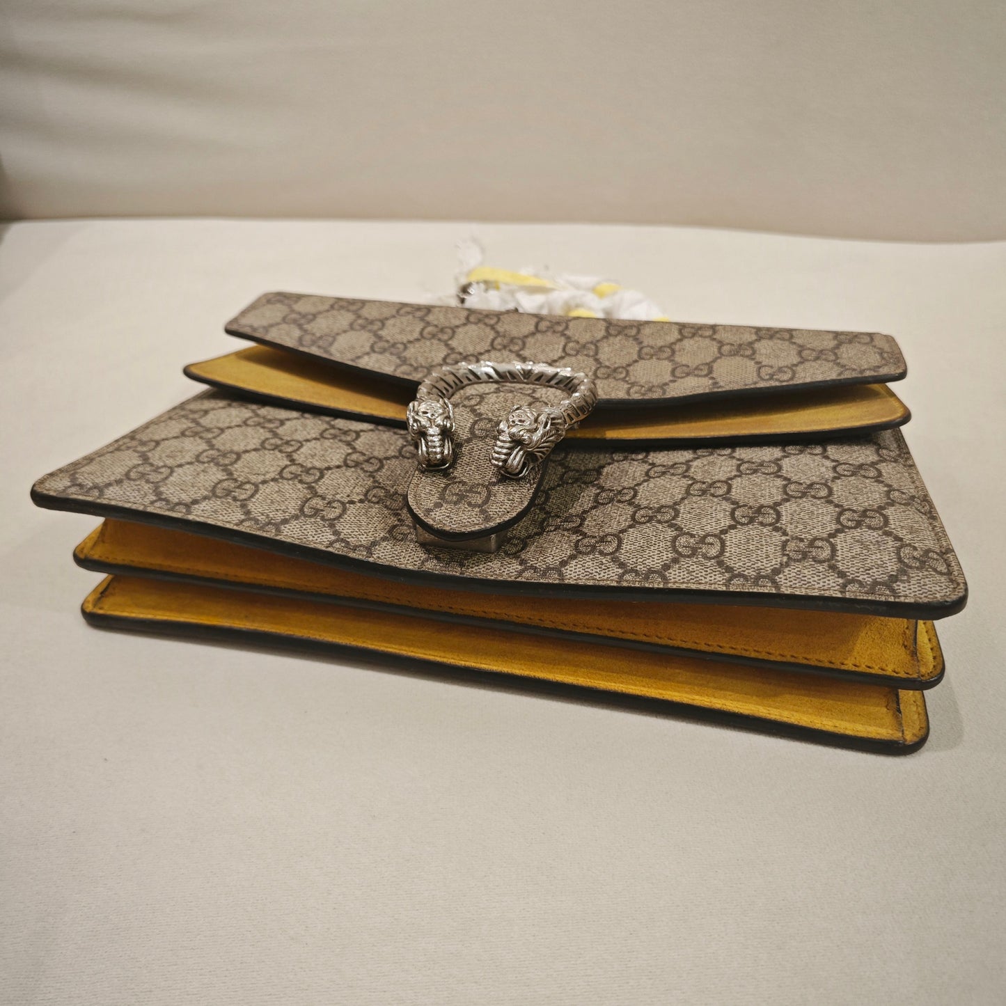 Gucci - Dionysus Medium - GG Supreme canvas with suede and leather trim - Beige - (medium)