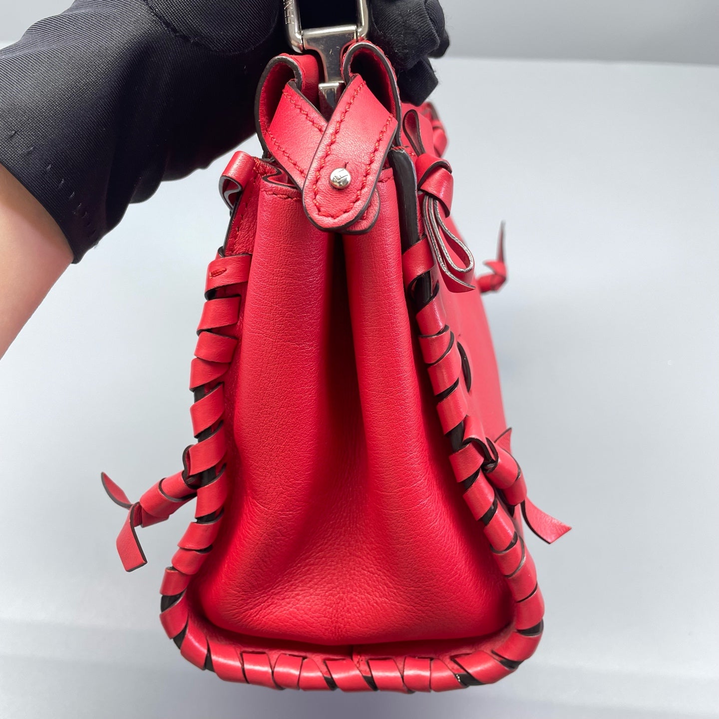 Fendi - Peekaboo Small - Leather - Red - (Small)