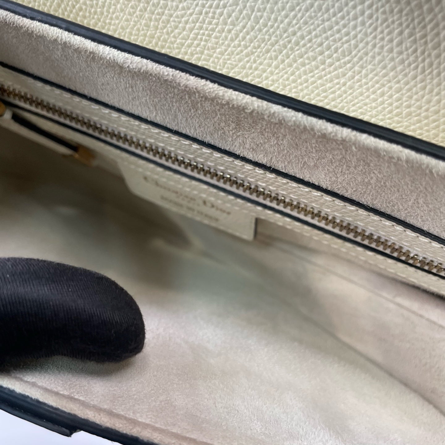 Dior - Saddle Bag - Grained calfskin leather - White - (Medium)