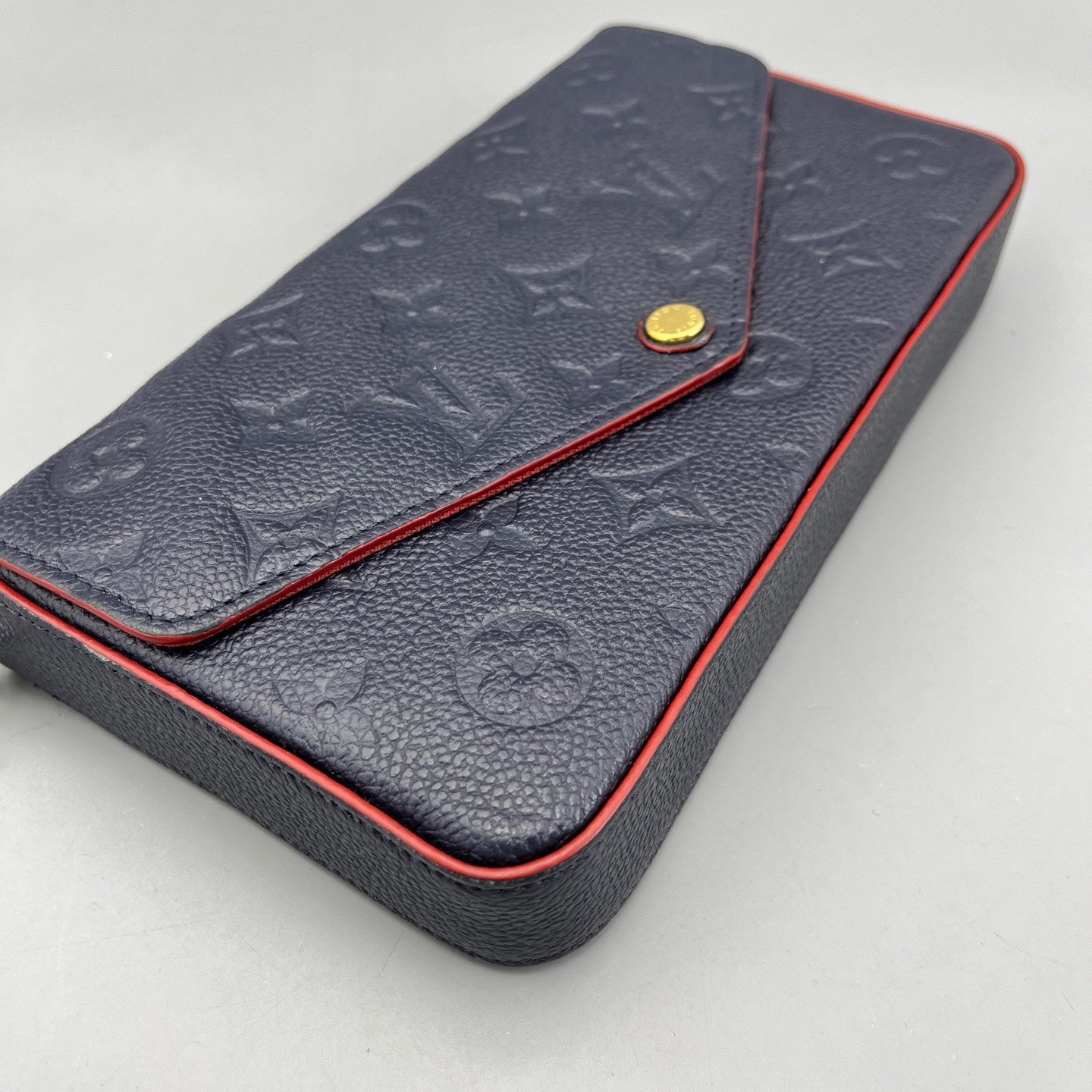 Louis Vuitton - Pochette Felicie - Monogram Empreinte leather - Blue - (mini)