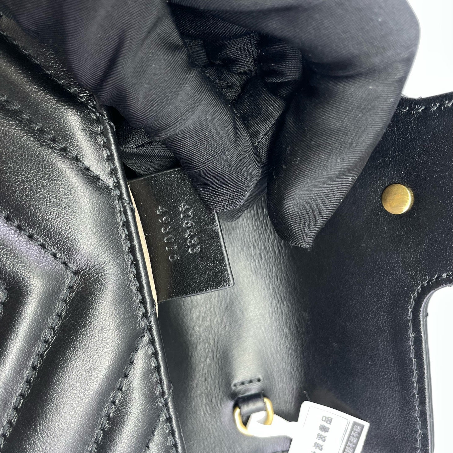 Gucci - Marmont Super Mini - Matelassé leather - Black - (mini)