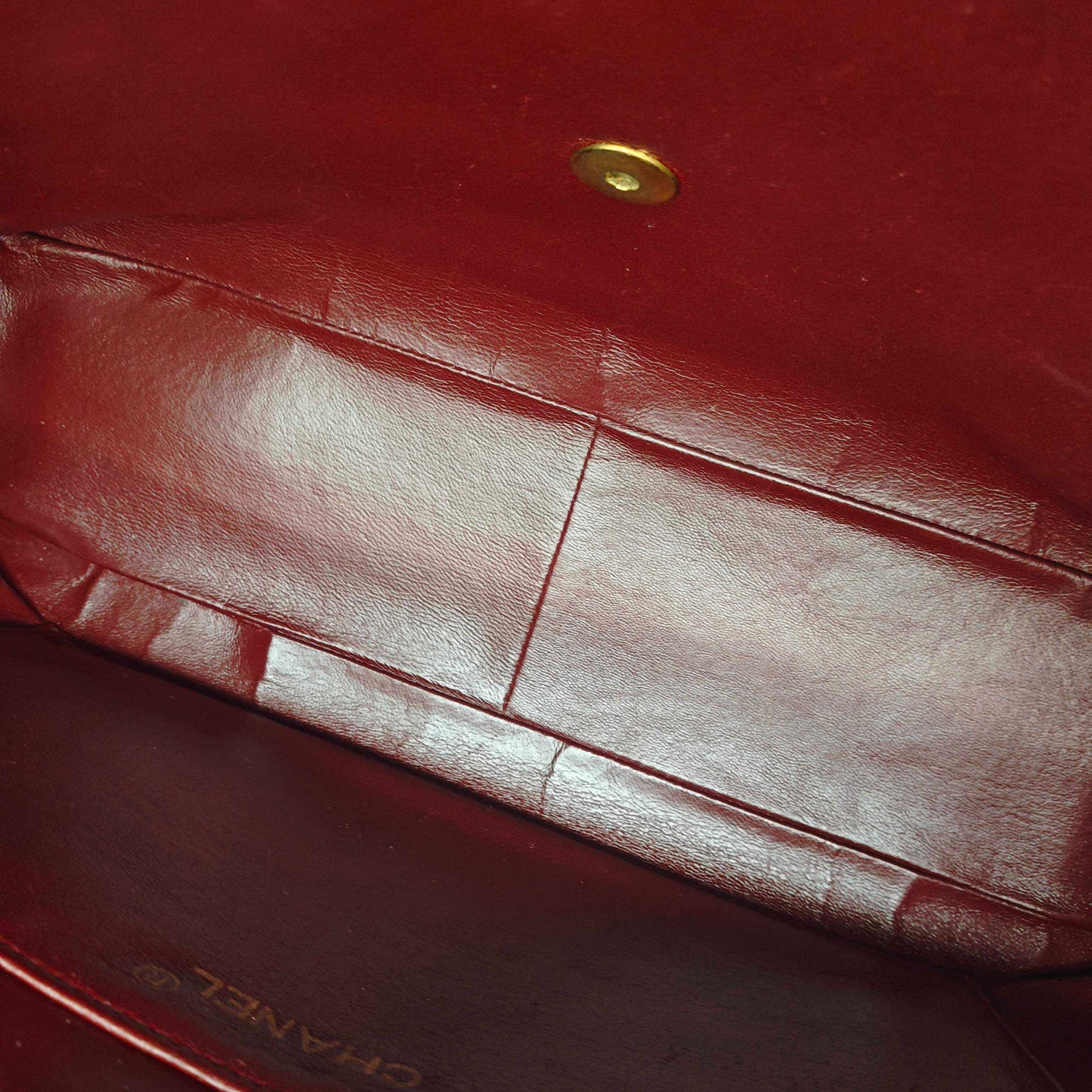 Chanel - Classic Flap Jumbo - Lambskin leather - Black - (Large)