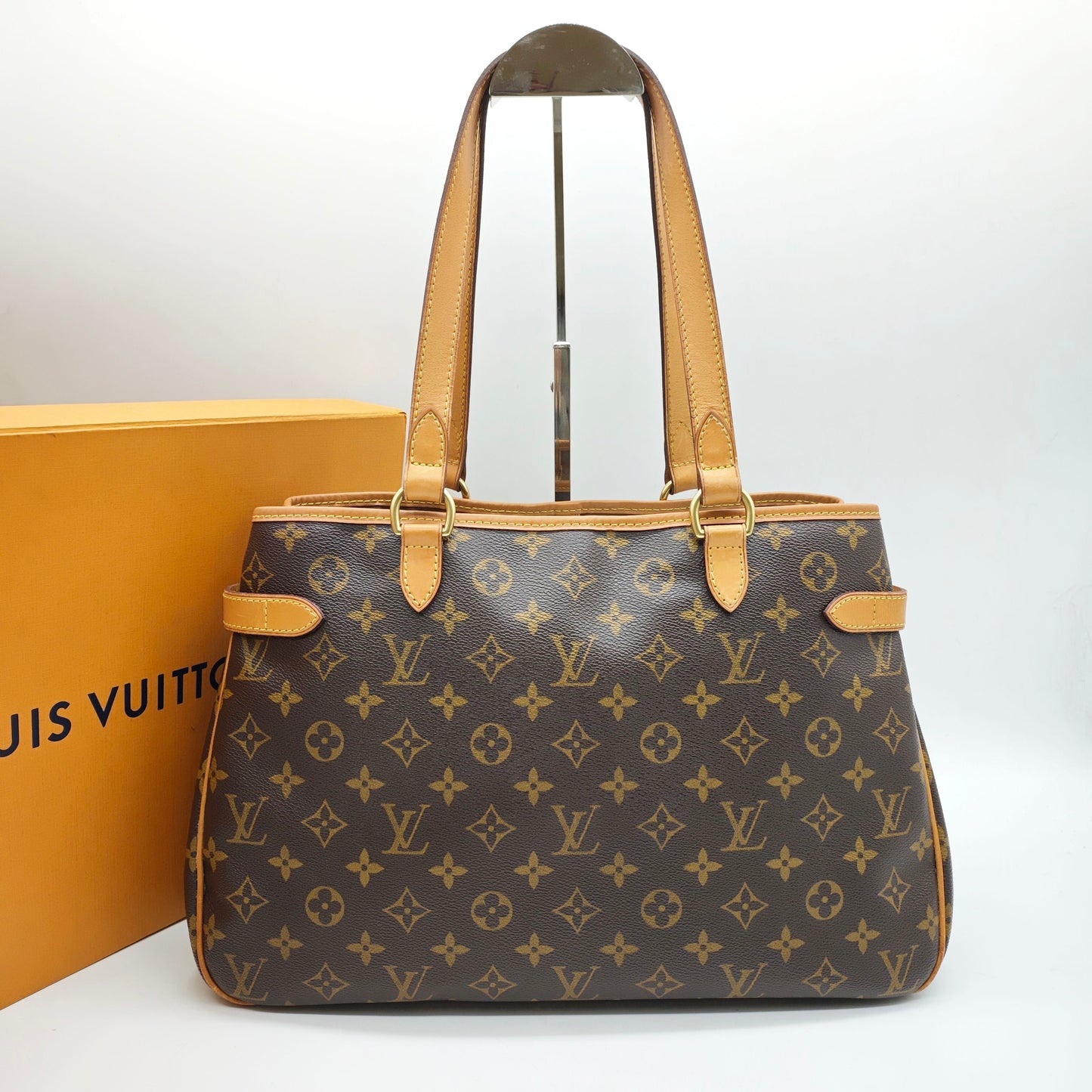Louis Vuitton - Batignolles Horizontal - Monogram canvas with Vachetta leather trim - Brown - (medium)