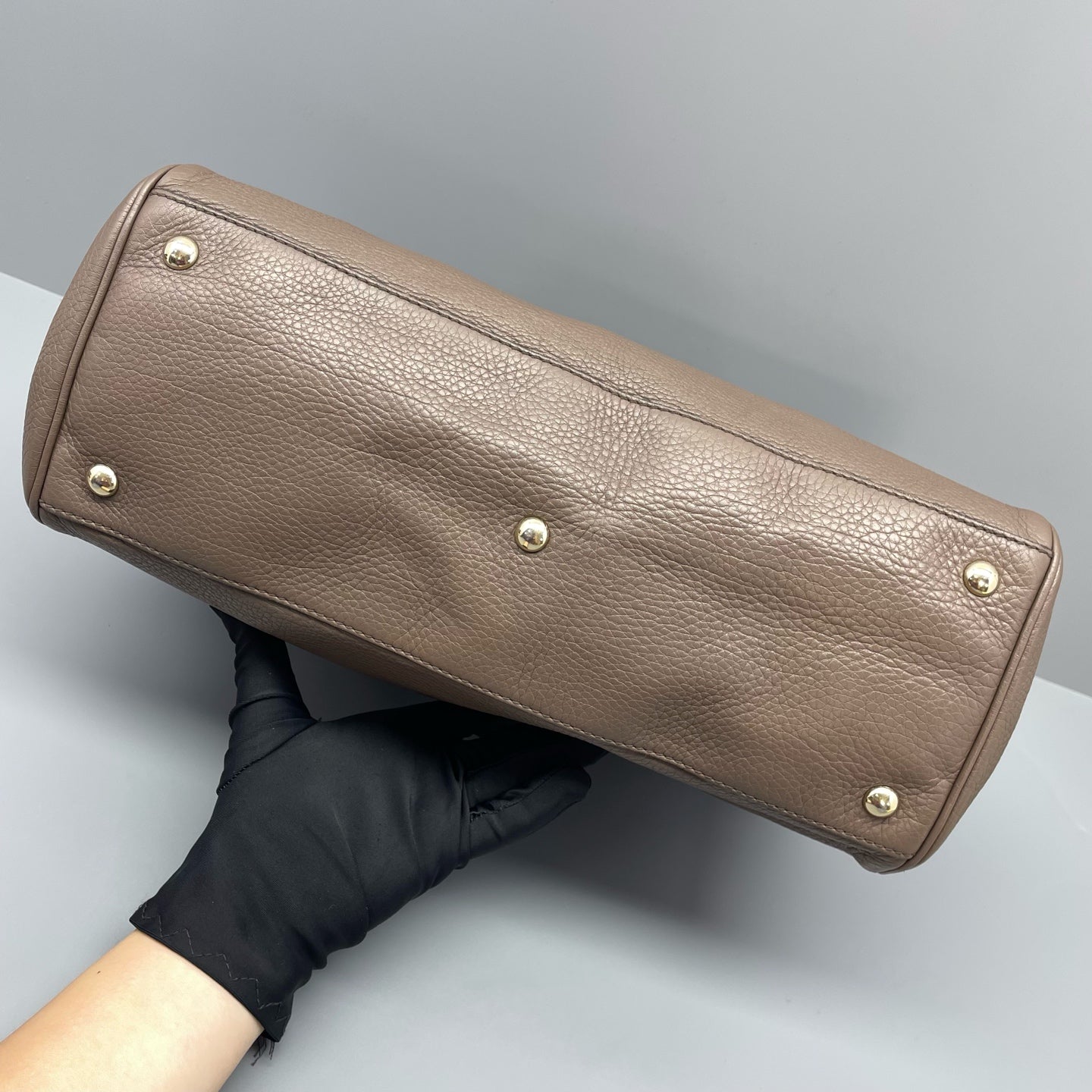 Gucci - Bamboo Tote Bag 322112 - Leather - Grey - (Medium)
