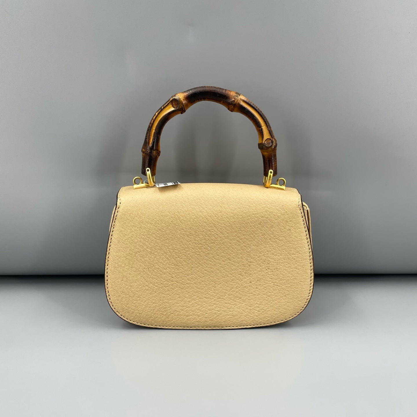 Gucci - Diana Bamboo Mini Top Handle Shoulder Bag - Grained leather - Milk Tea Beige with Gold-Tone Hardware - (Mini)