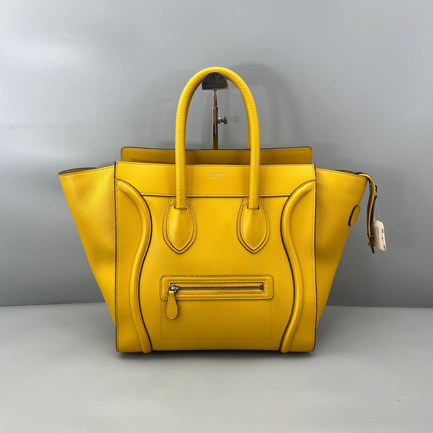 Celine - Luggage Mini - Grained calfskin leather - Yellow - (mini)