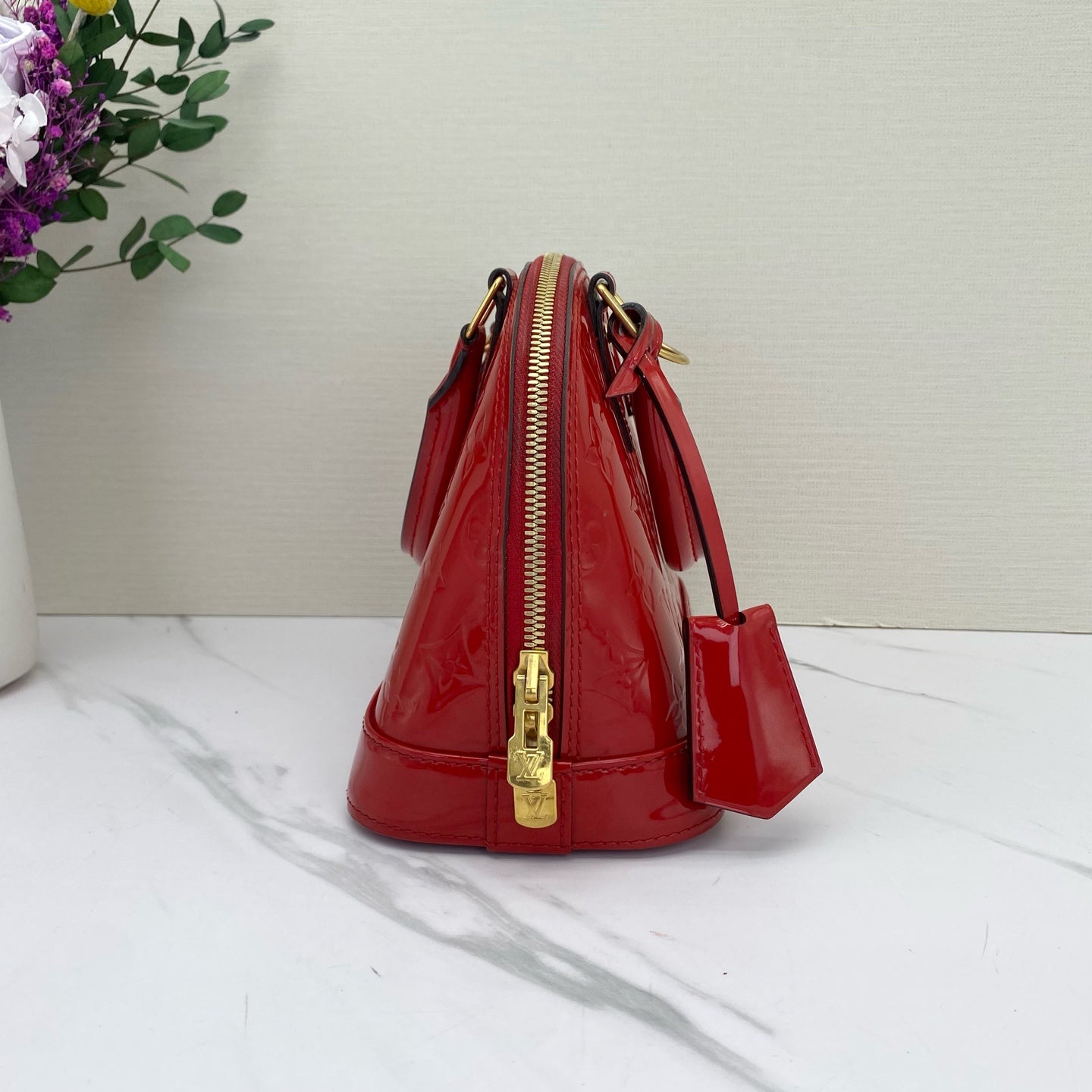 Louis Vuitton - Alma BB - Patent leather - Red - (mini)