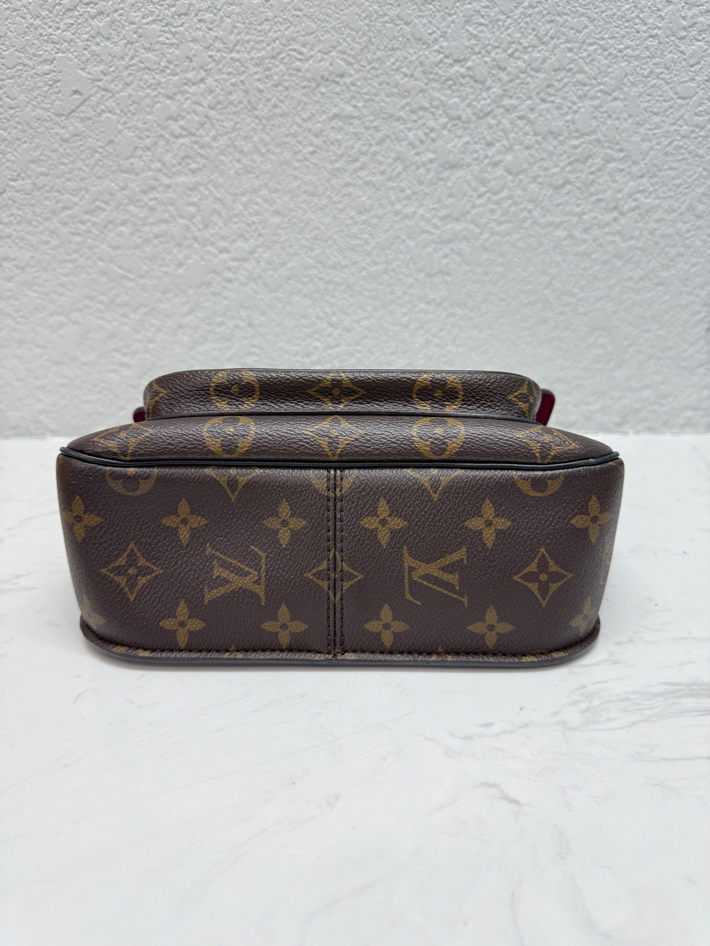 Louis Vuitton - Passy Chain Bag - Monogram coated canvas with leather trim - Brown - (Small)