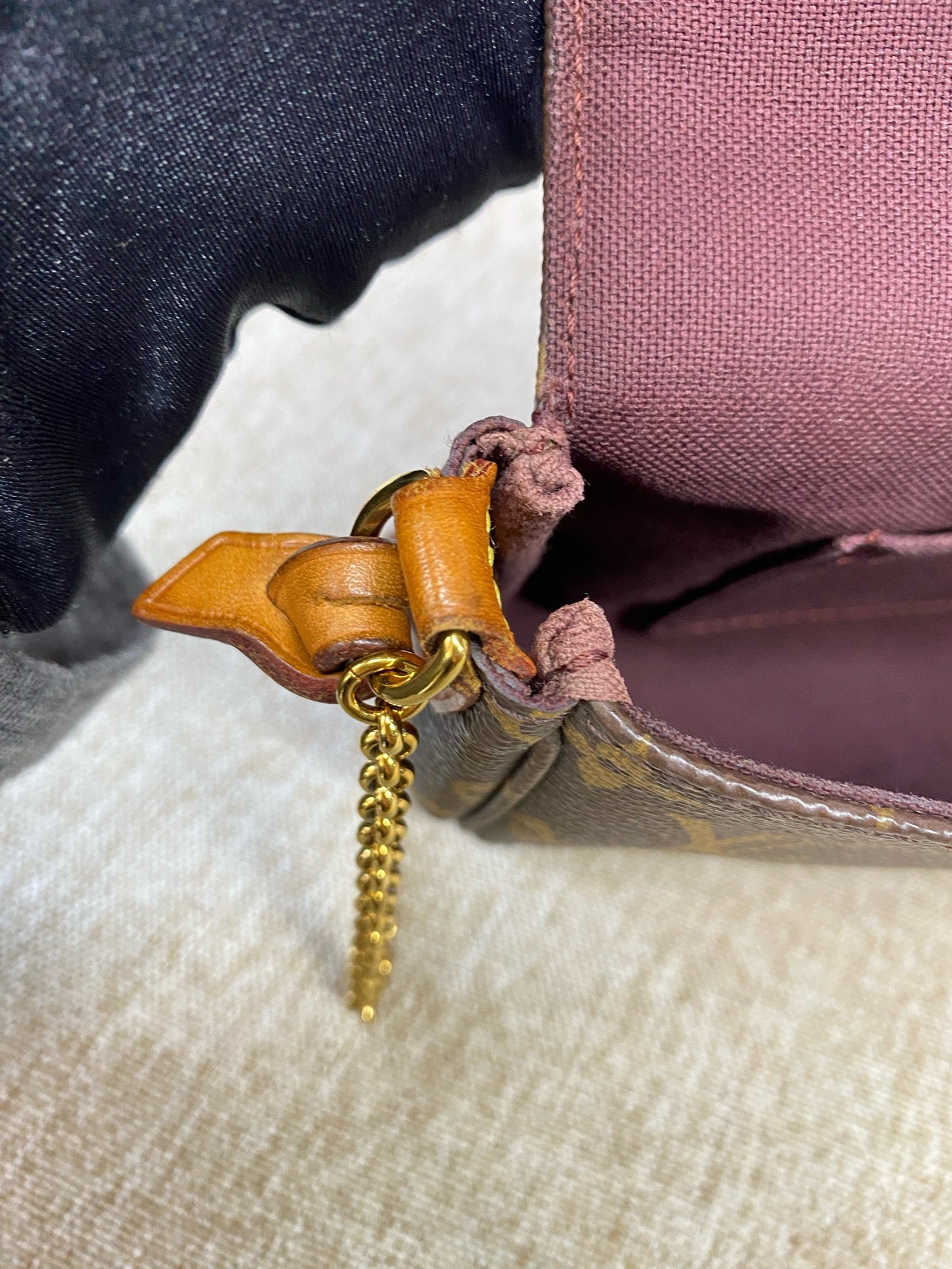 Louis Vuitton - Favorite PM Monogram - Monogram coated canvas with Vachetta leather trim - Brown - (small)