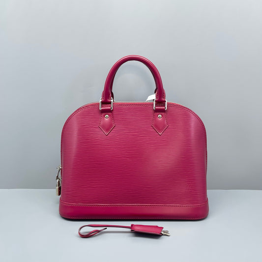 Louis Vuitton - Alma MM - Epi leather - Burgundy - (Medium)