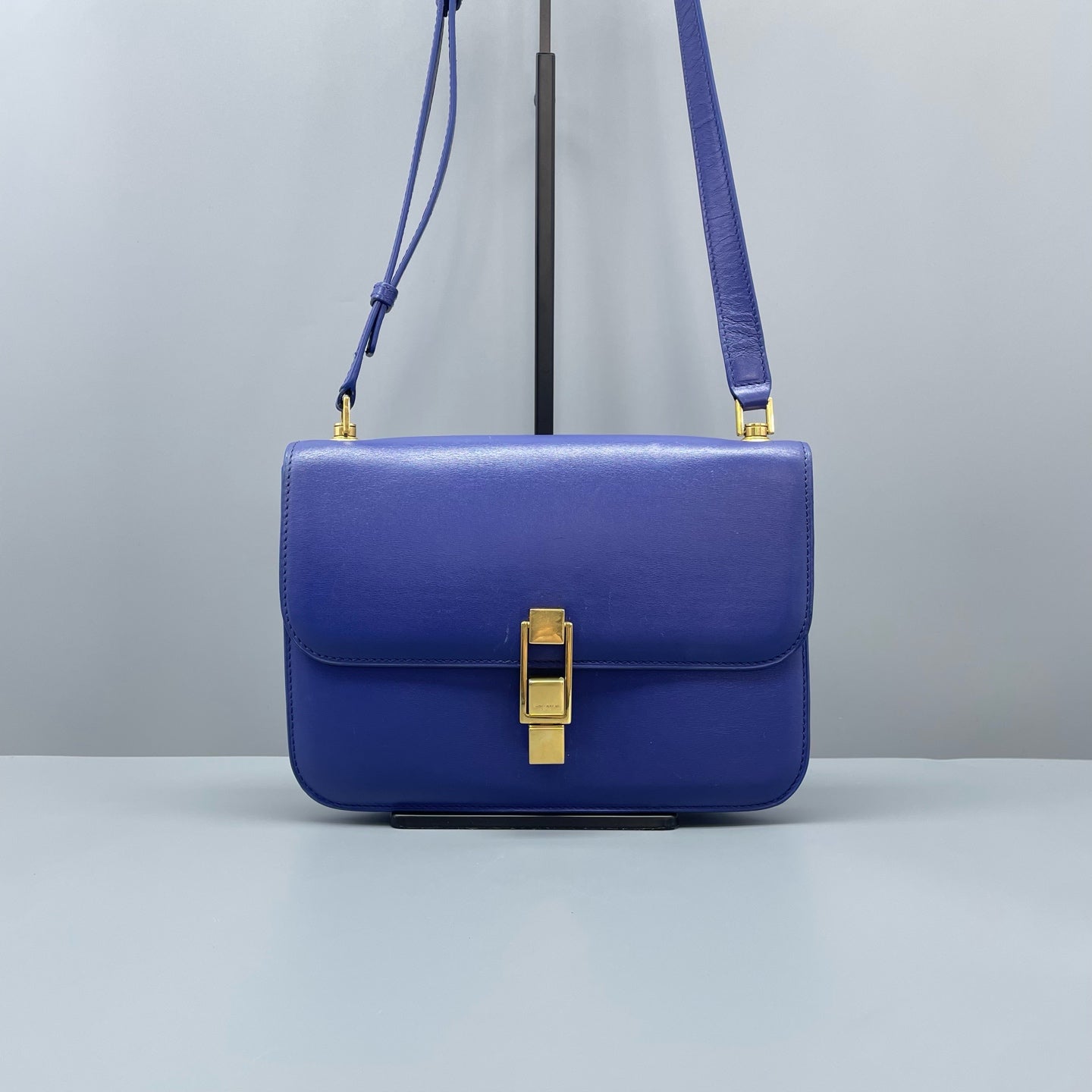 Saint Laurent - Carra Box - Leather - Blue - (small)