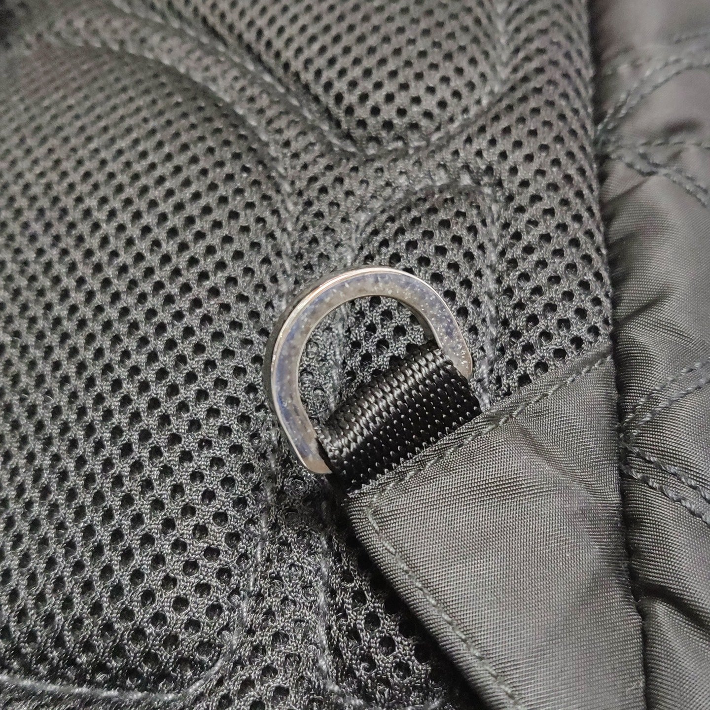 Prada - 2VZ013 Badge Style Chest/Crossbody Bag - Tessuto Nylon with Saffiano Leather Accents - Black - (medium)