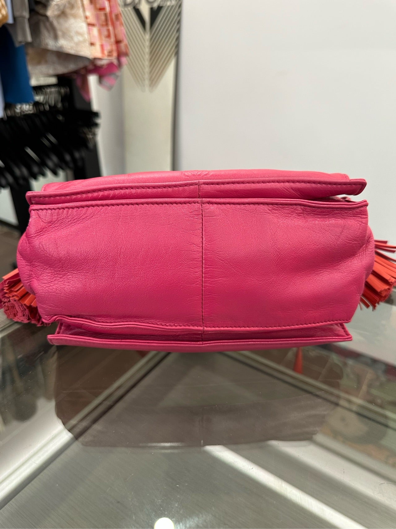 Loewe - Drawstring Tassel Bag - Nappa leather - Pink - (small)