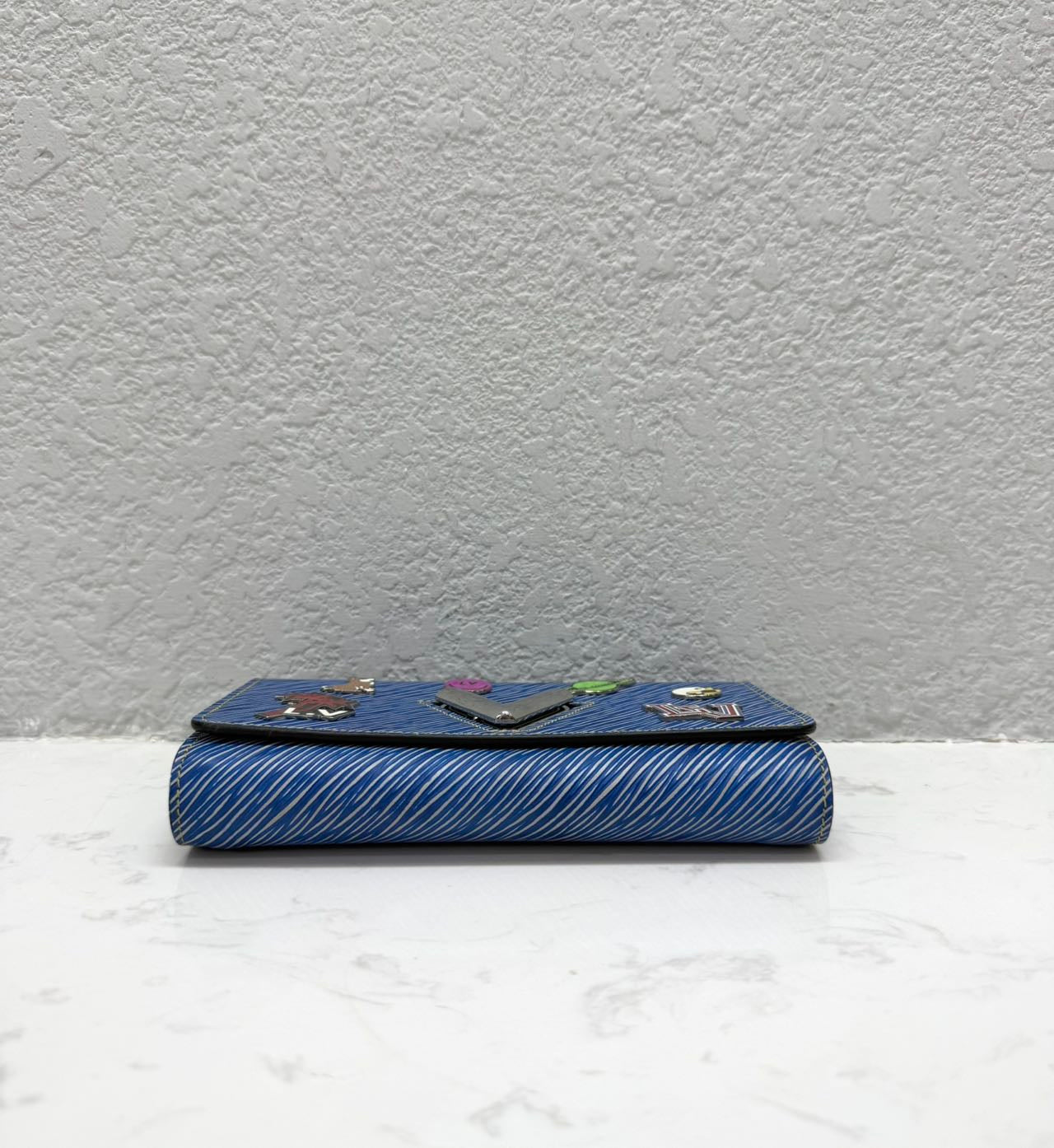 Louis Vuitton - Twist Chain Wallet - Epi leather - Blue - (Mini)