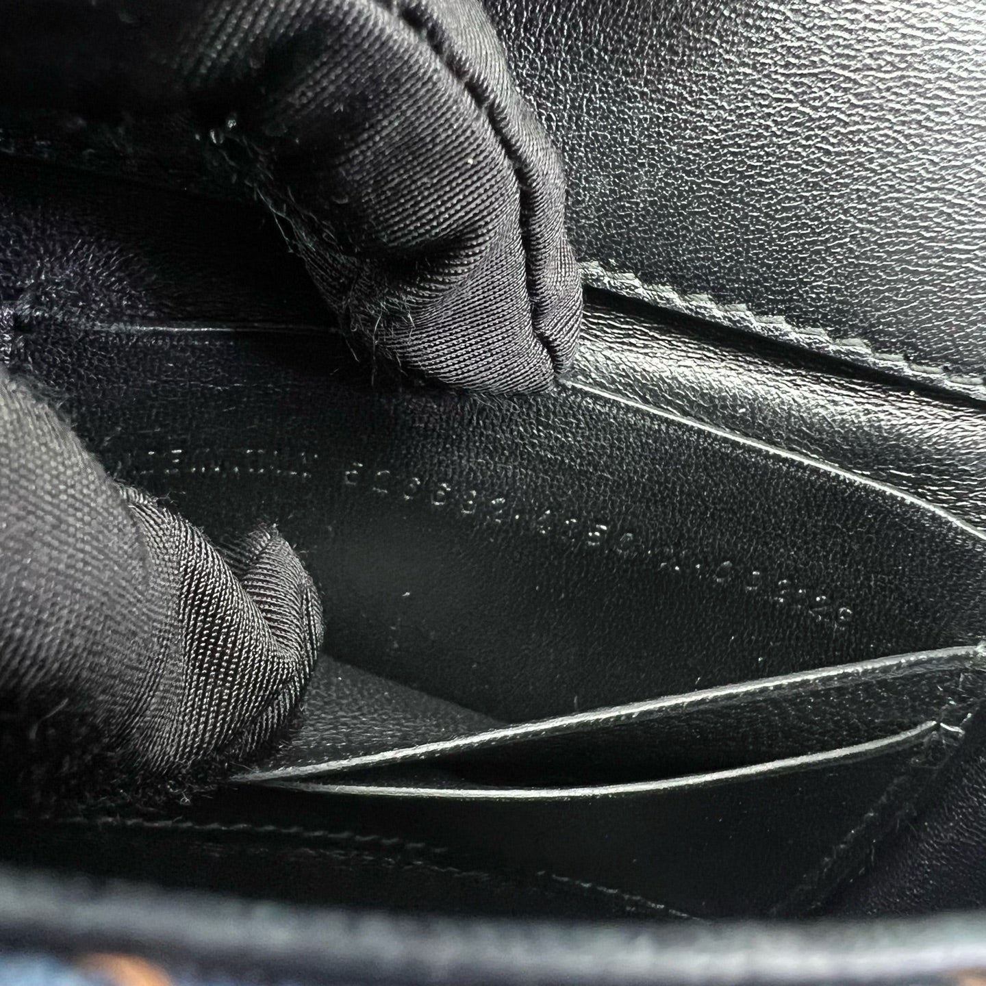 Balenciaga - BB Monogram Shoulder Bag L6681 - Denim with leather trim - Blue - (small)