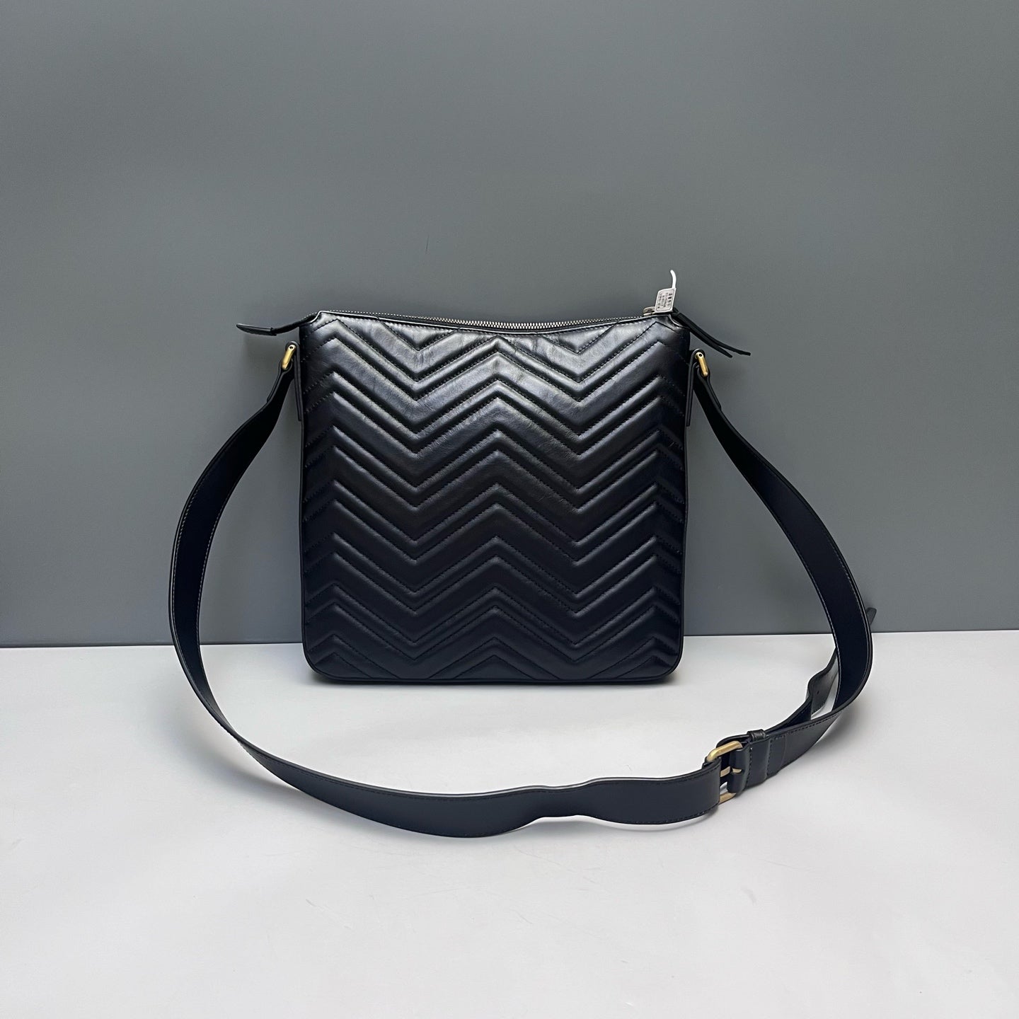 Gucci - GG Marmont Messenger Bag - Leather - Black - (medium)