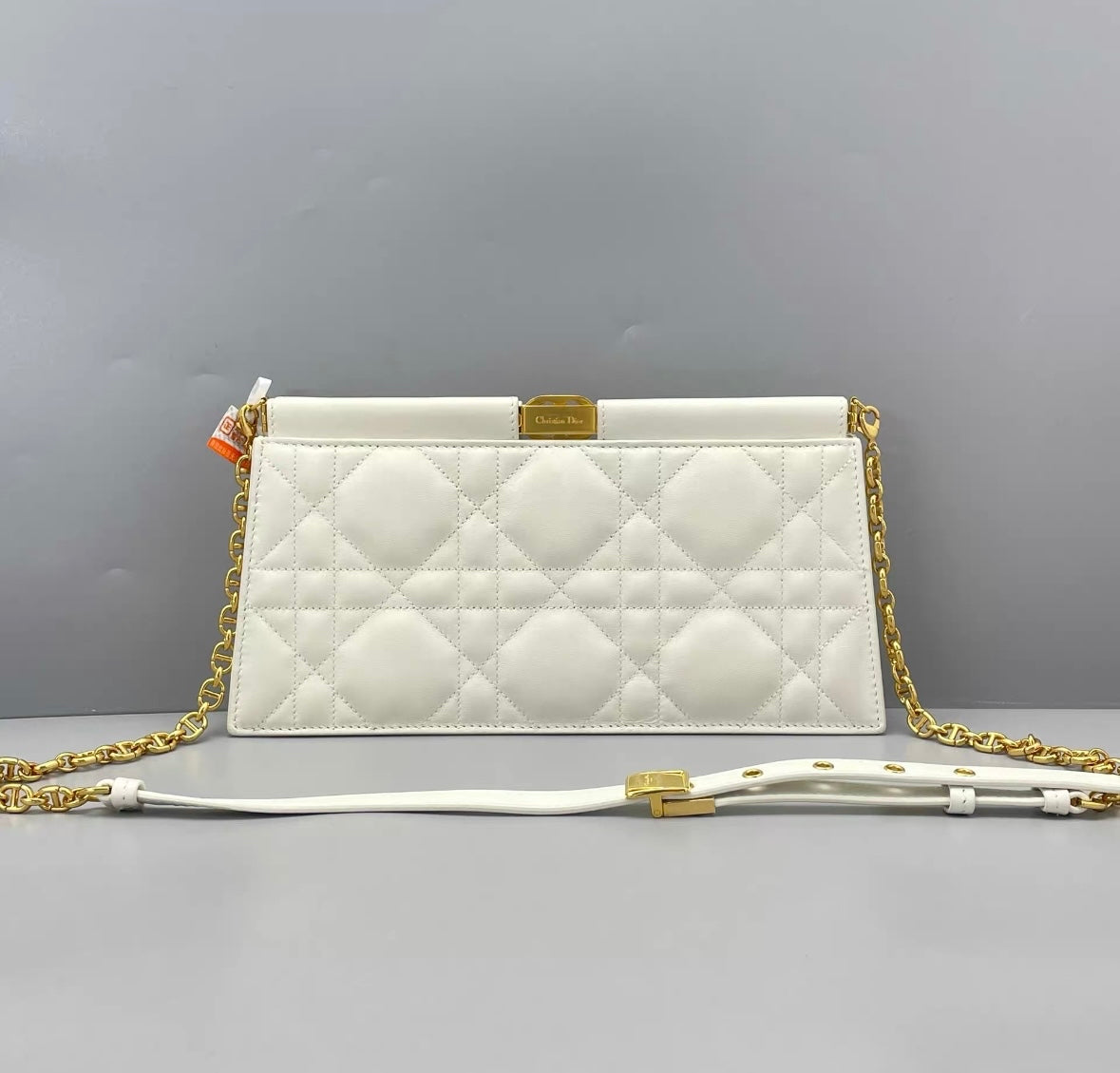 Dior - Caro Chain Bag - Leather - White - (Small)