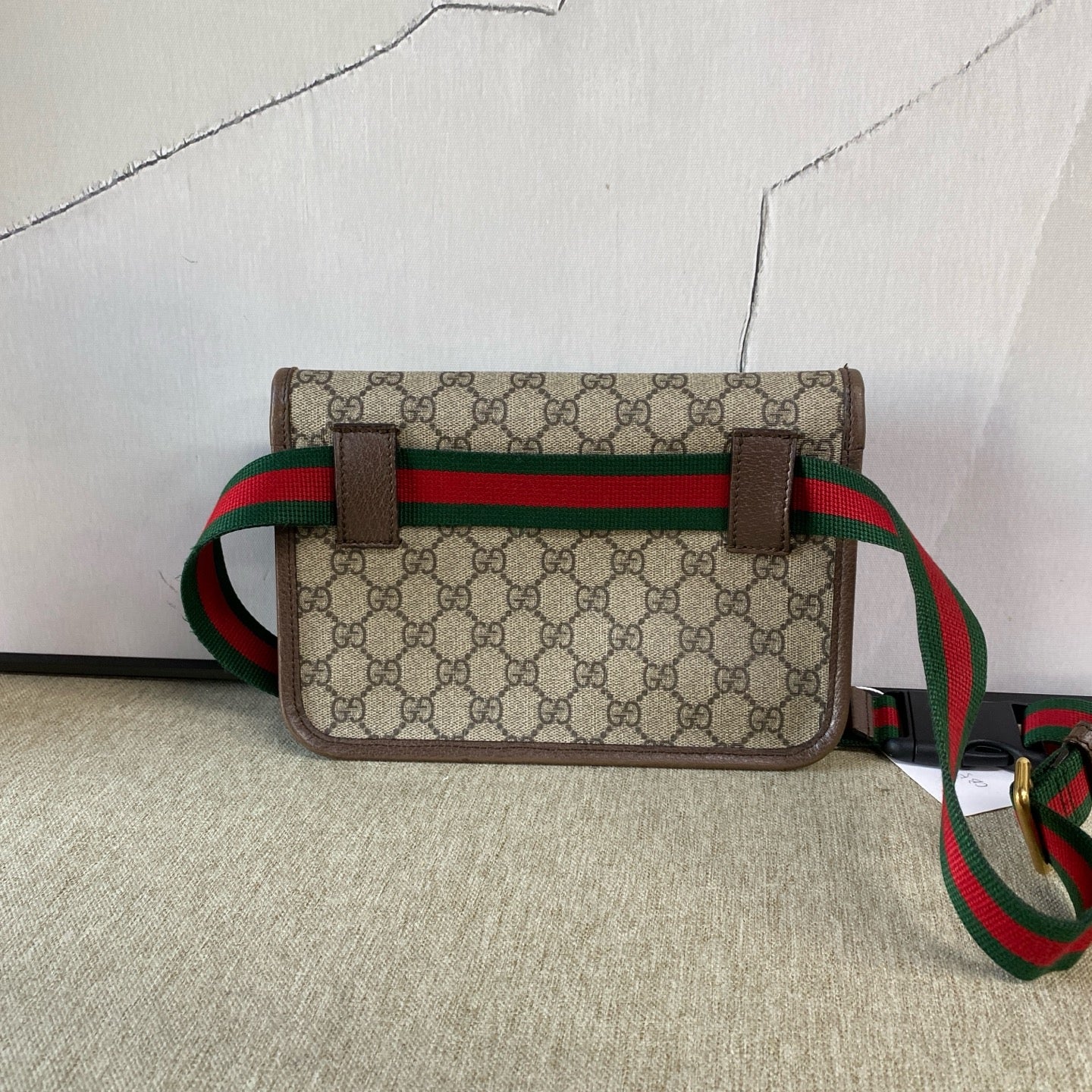 Gucci - GG Supreme Feline Head Belt Bag - Coated canvas with leather trim - Brown - (medium)