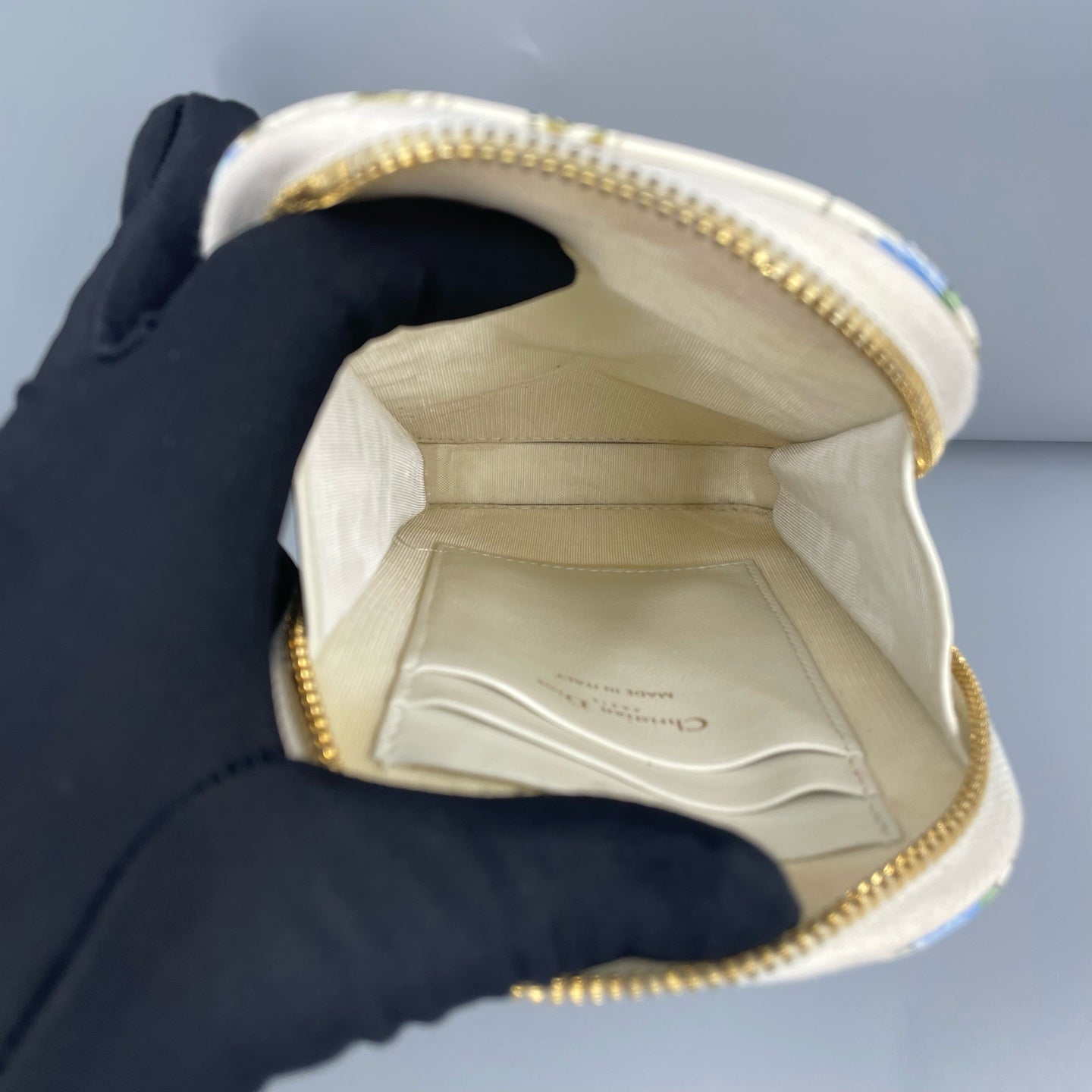 Dior - Phone Holder Bag - Leather - White - (mini)