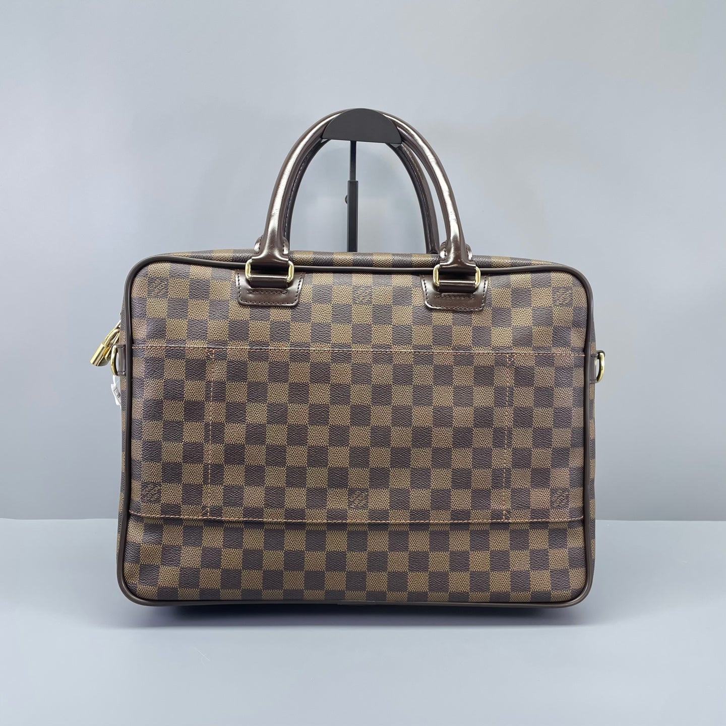 Louis Vuitton - Double-Layer Briefcase - Damier Ebene coated canvas with leather trim - Brown - (Medium)