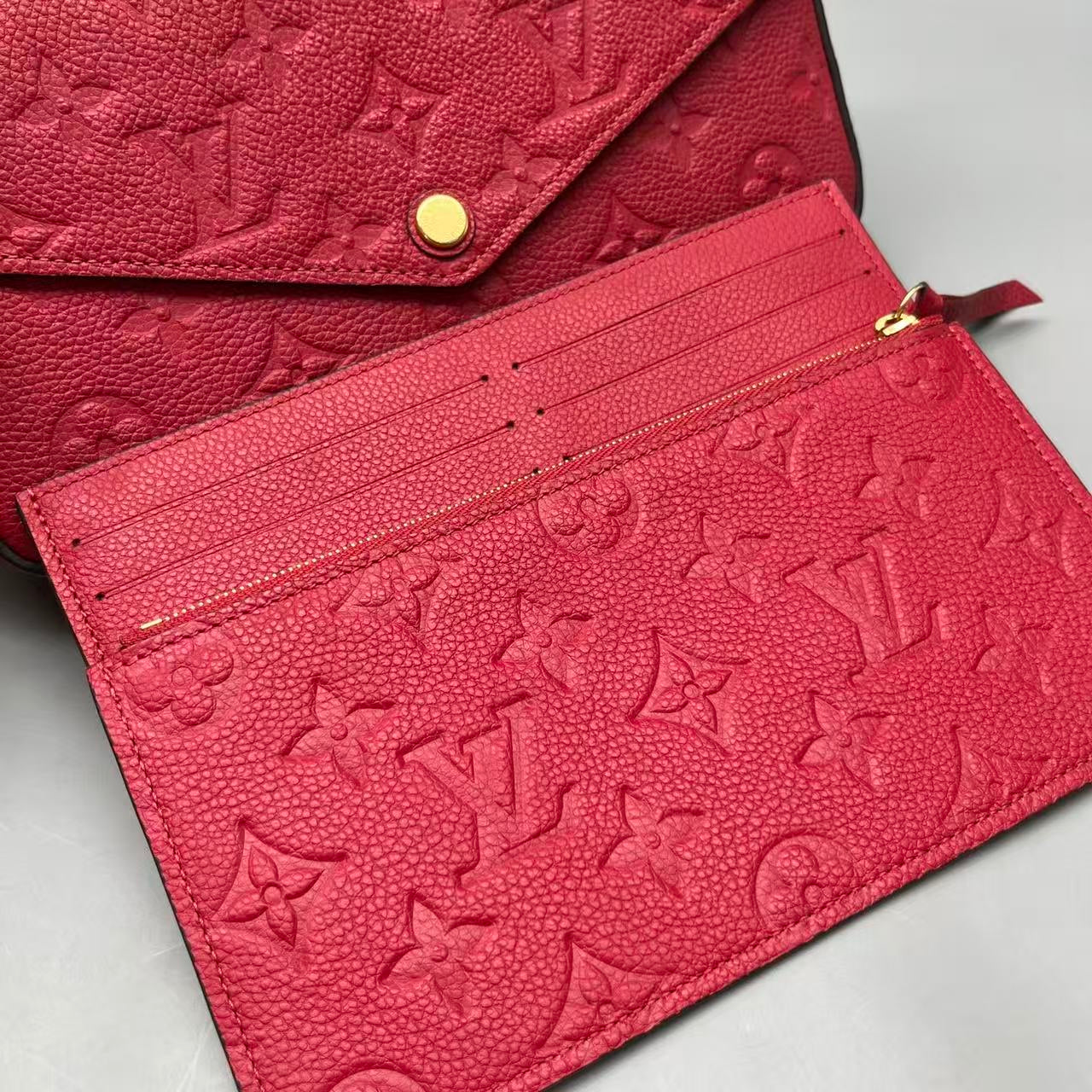 Louis Vuitton - Pochette Félicie - Leather - Red - (mini)