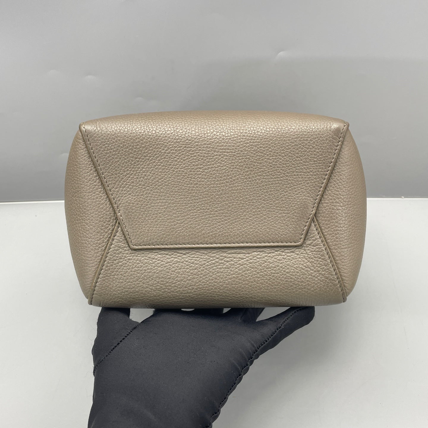 Celine - Small Bucket Bag - Leather - Grey - (small)