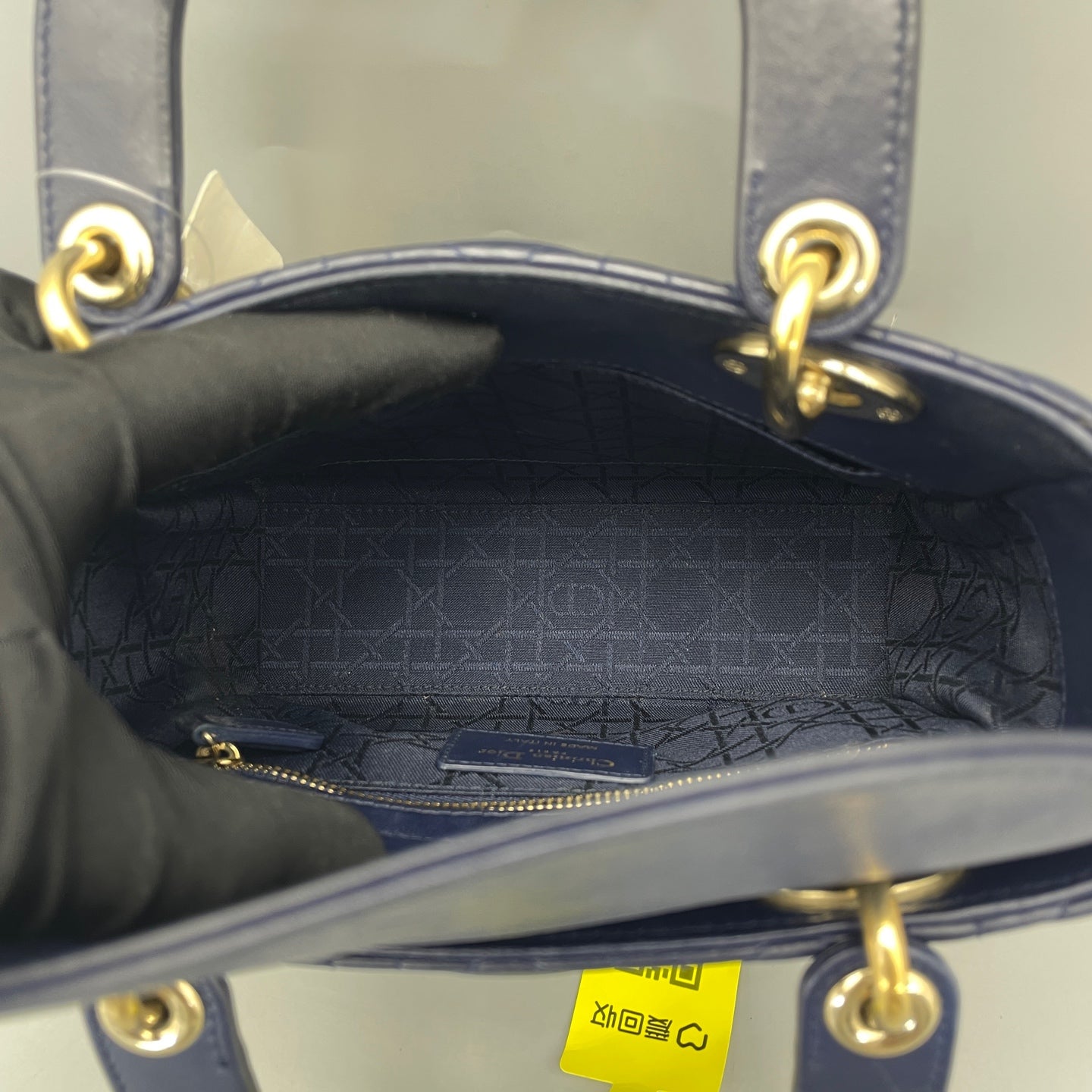 Dior - Lady Dior - Leather - Blue - (mini)
