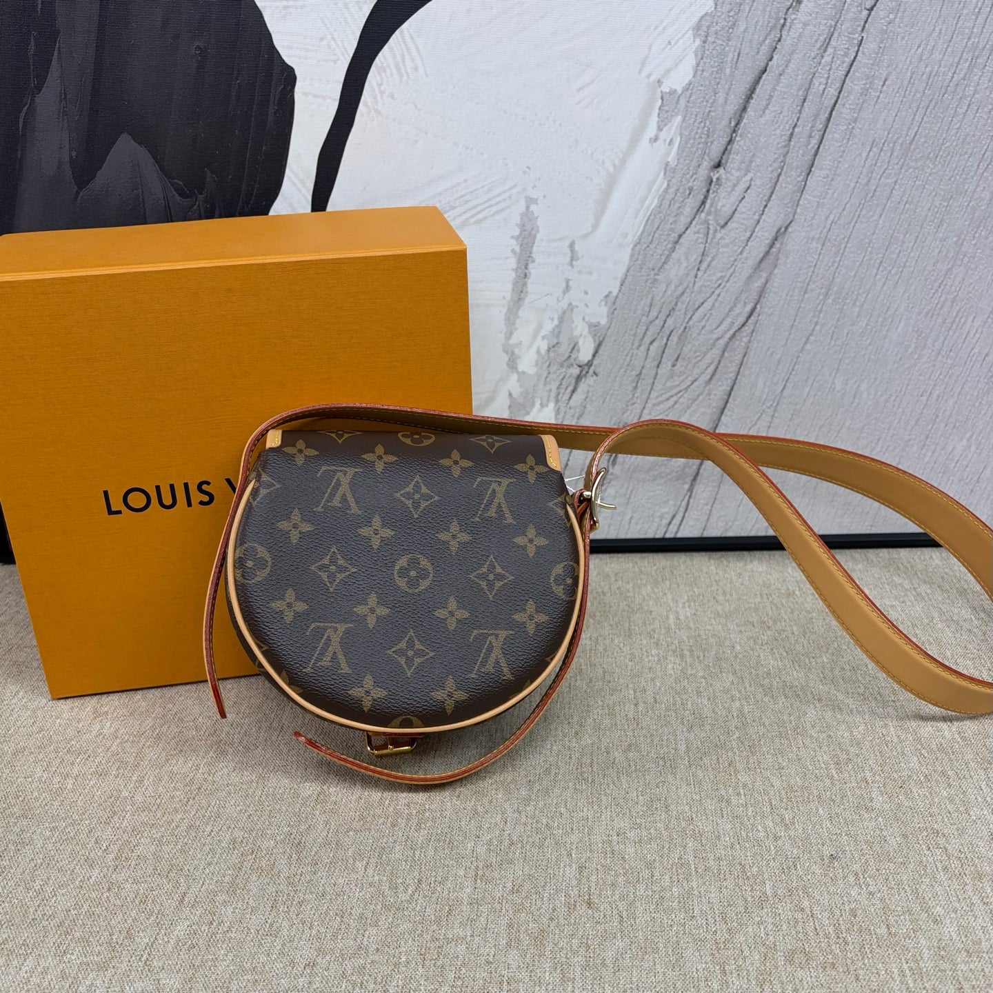 Louis Vuitton - Tambourin - Monogram coated canvas and Vachetta leather - Brown - (mini)