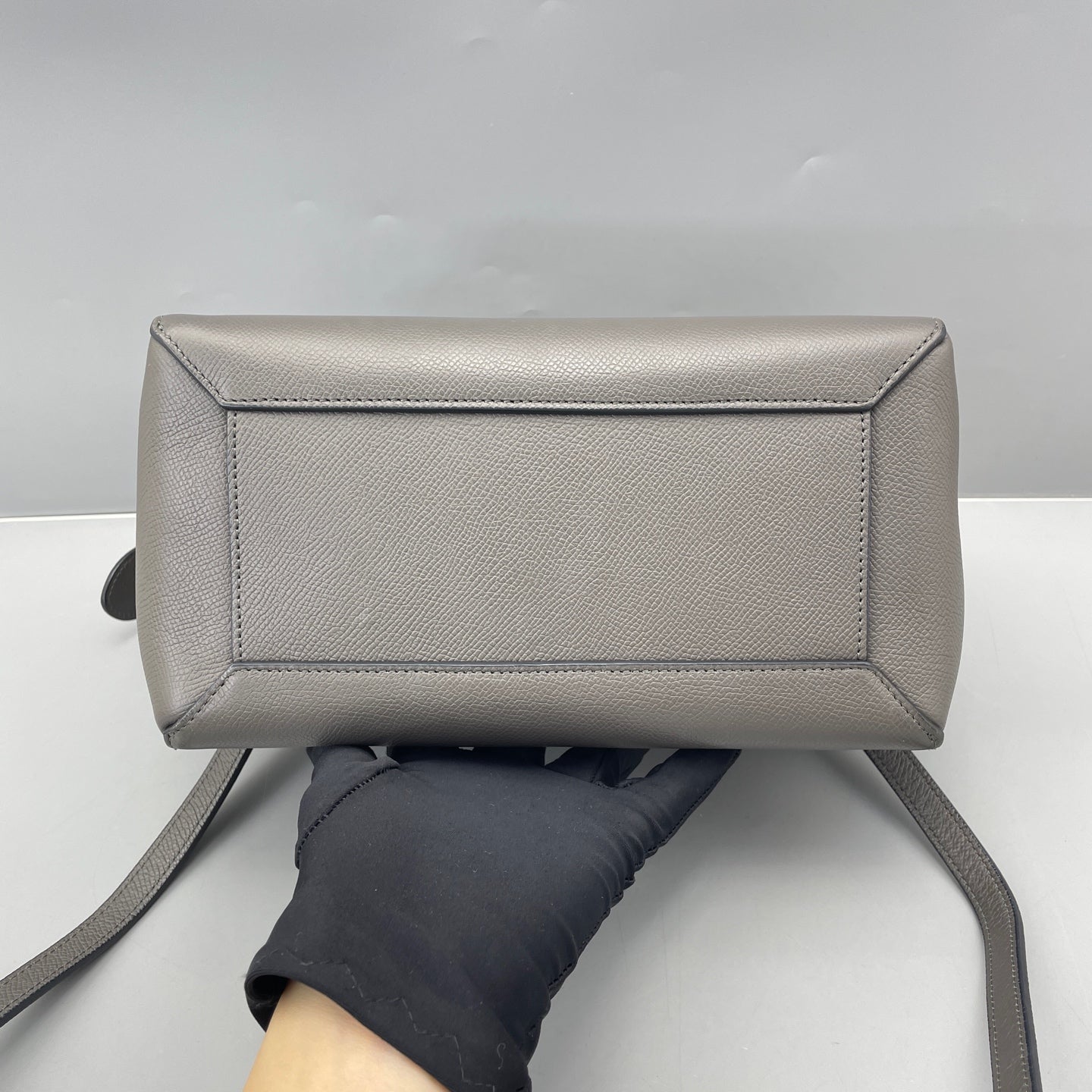 Celine - Belt Bag - Grained calfskin leather - Grey - (small)