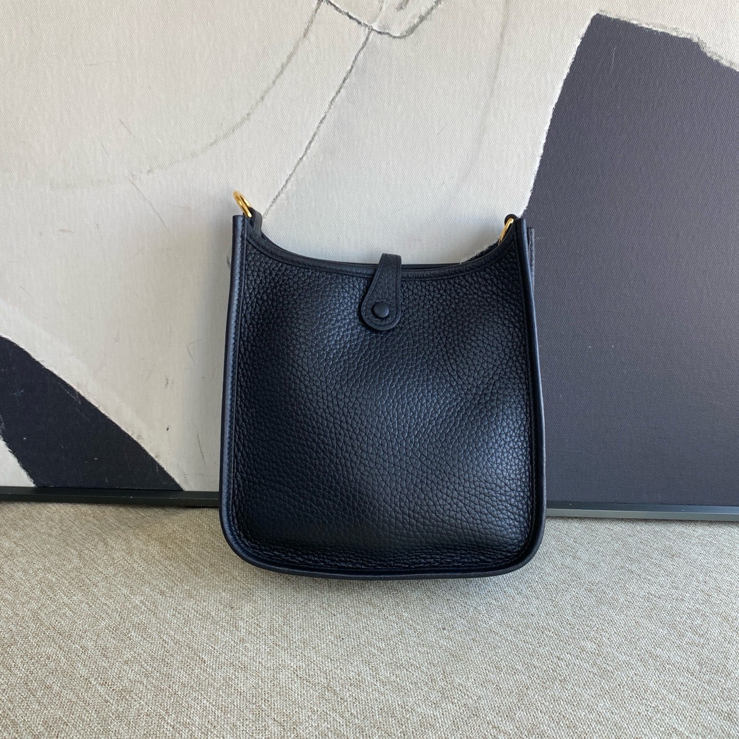 Hermès - Evelyne 16 mini - Taurillon Clemence leather - Black - (mini)