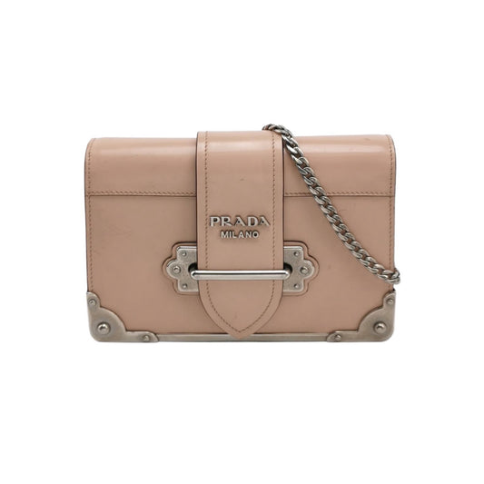 Prada - Cahier 'Moonlight Treasure Box' Mini Bag - Leather - Pink - (mini)