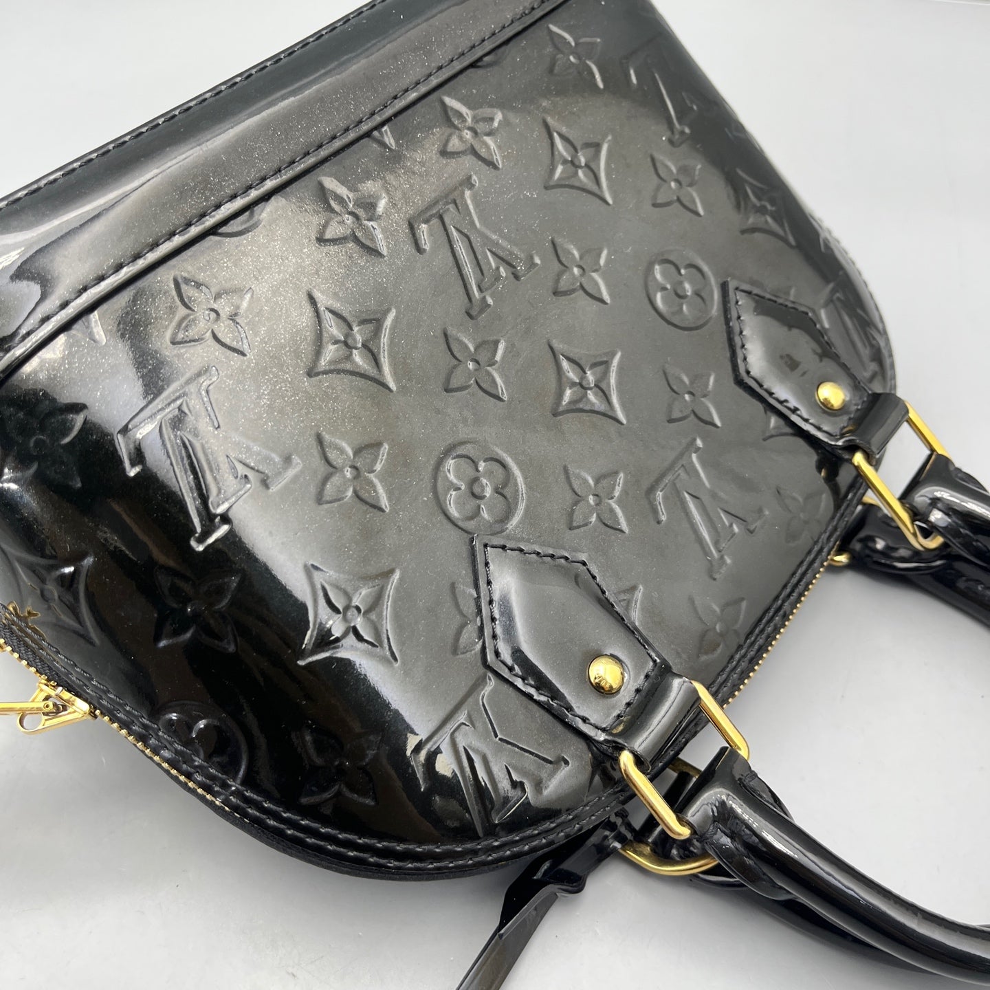 Louis Vuitton - Alma BB - Patent leather - Black - (mini)