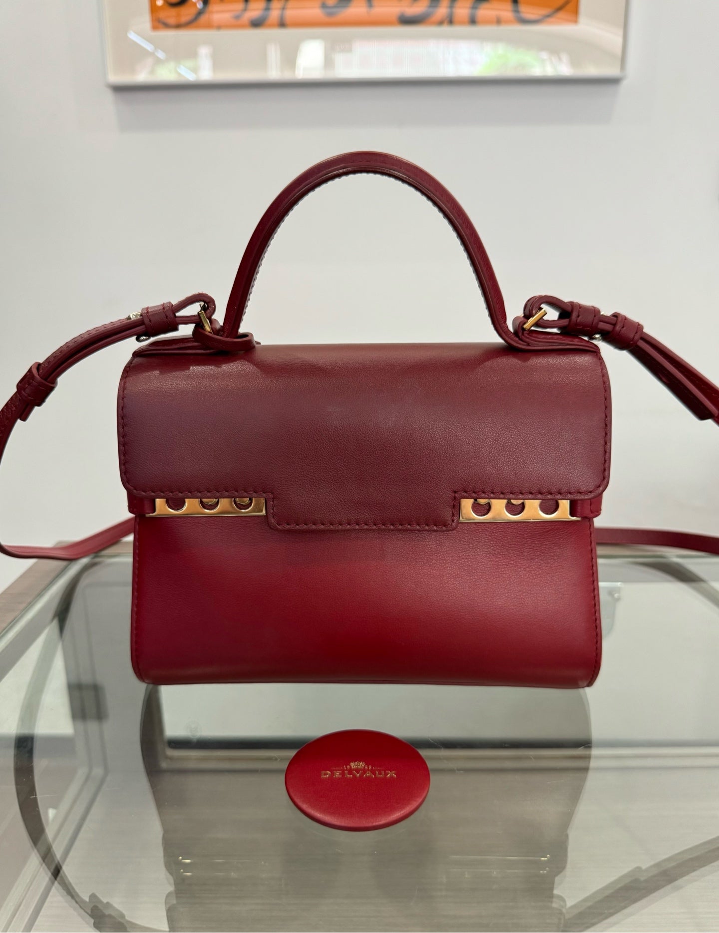 Delvaux - Tempête Small - Leather - Red - (small)