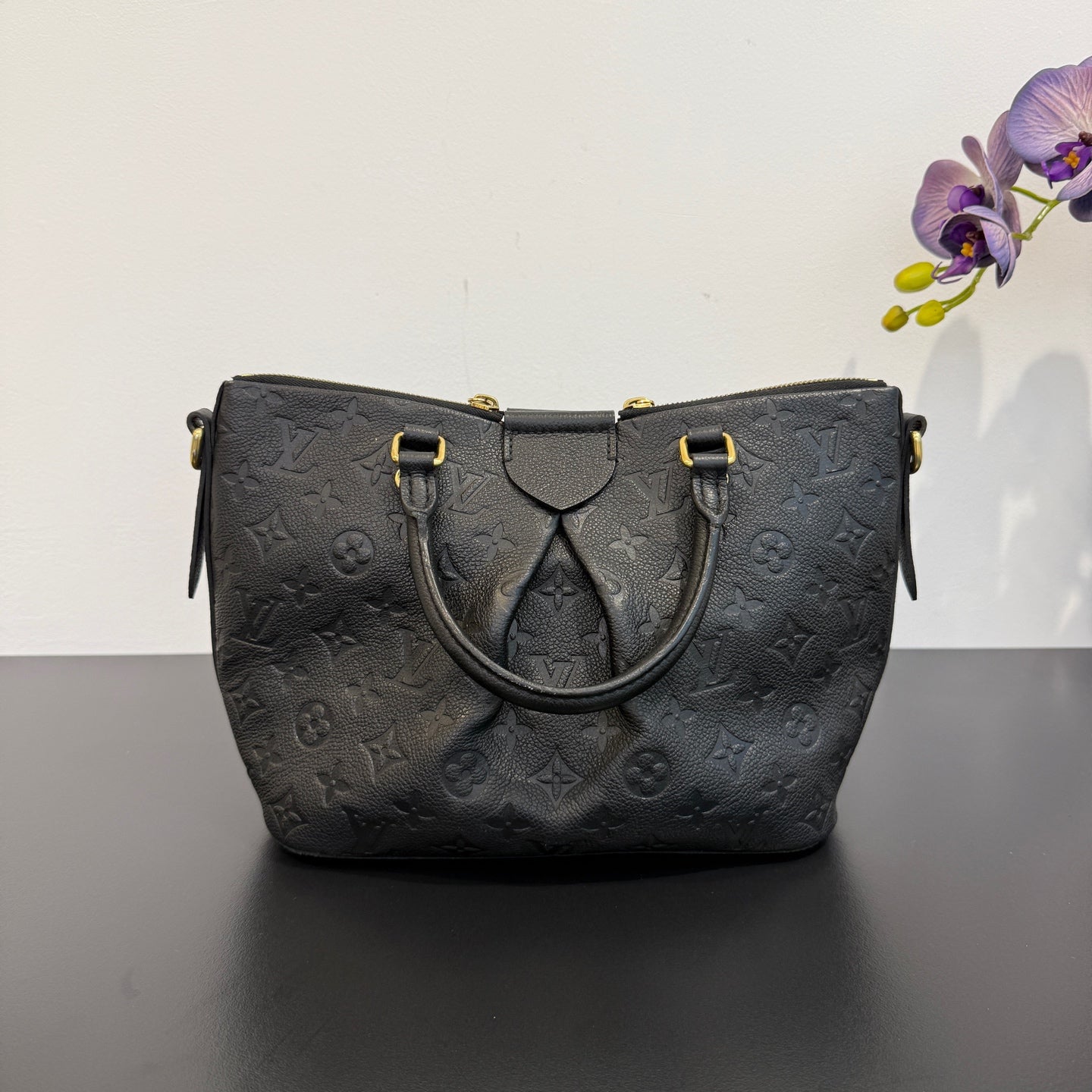Louis Vuitton - Monogram Empreinte Convertible Top Handle Bag - Leather - Black - (medium)