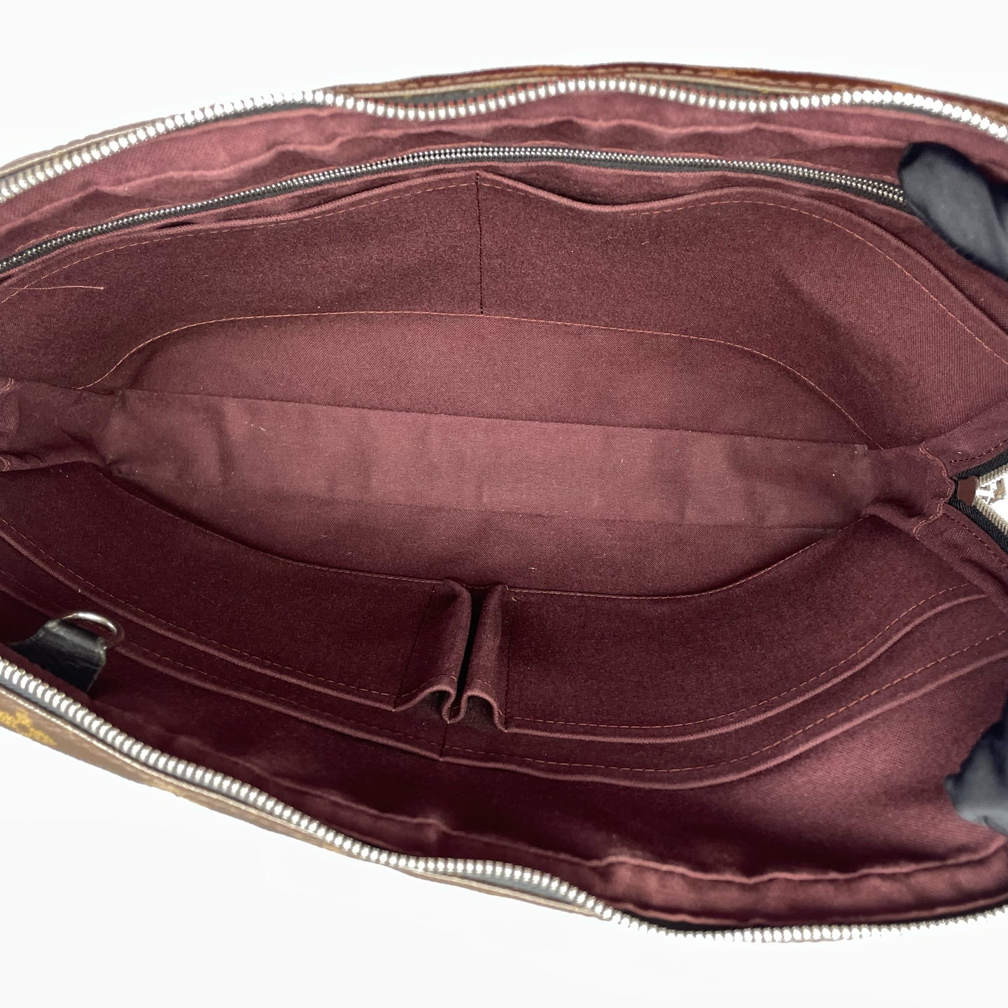 Louis Vuitton - Porte-Documents Voyage Briefcase - Monogram Canvas with Leather Trim - Brown - (medium)