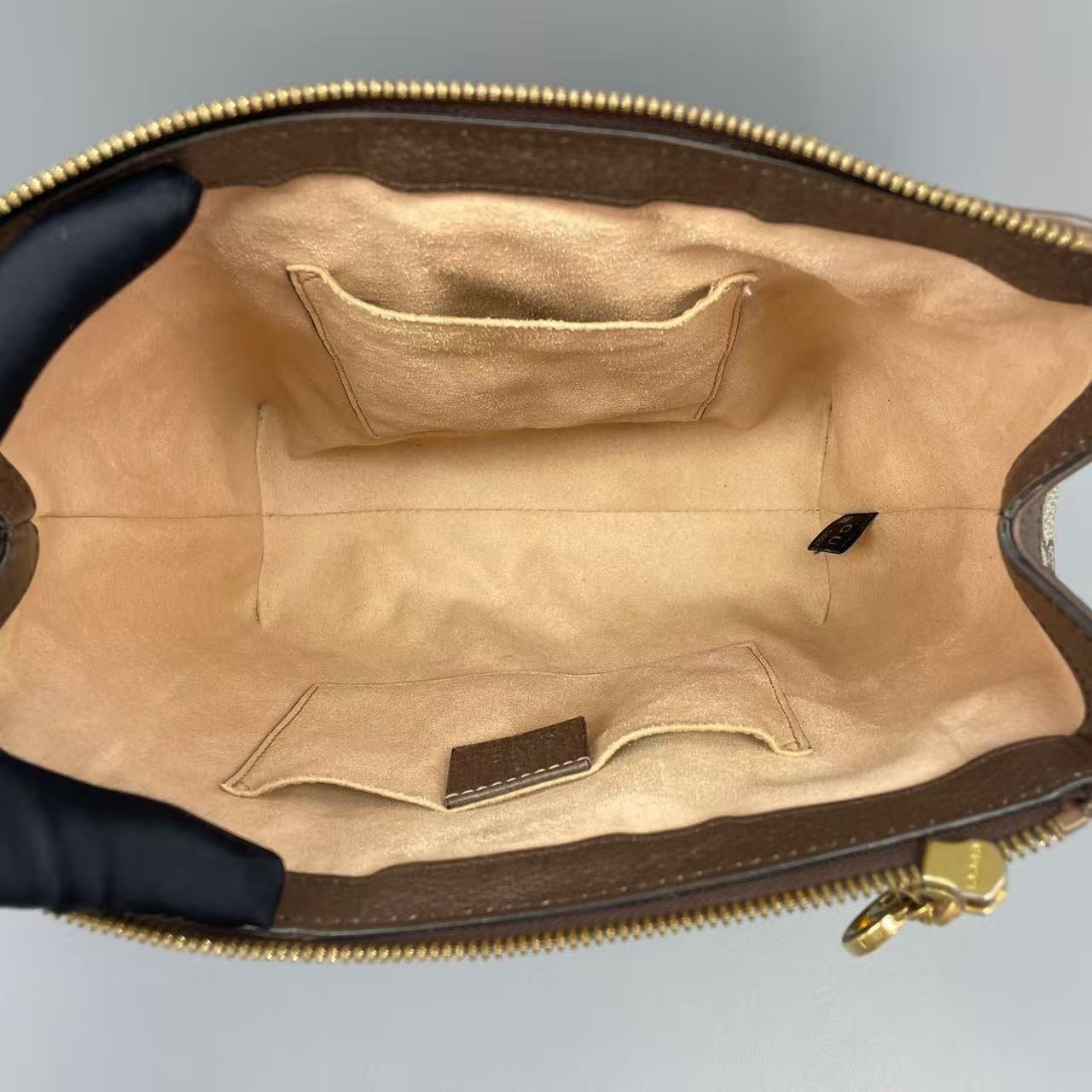 Gucci - Ophidia GG Supreme Mini Top Handle Bag - GG Supreme canvas and leather - Brown - (Mini)