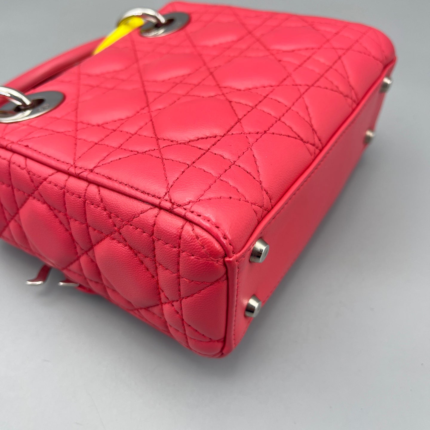 Dior - Lady Dior Mini - Lambskin leather - Pink - (mini)