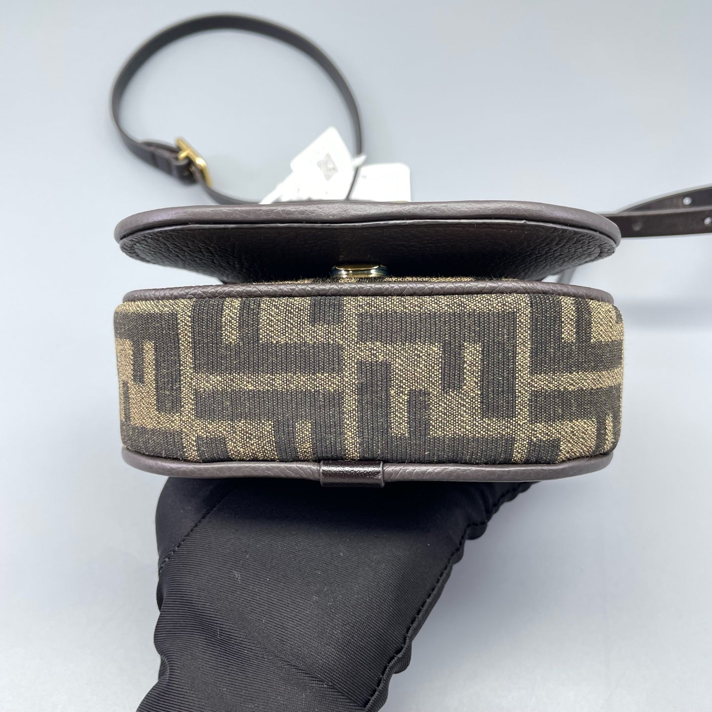 Fendi - Mini Baguette - Canvas and Leather - Brown - (mini)