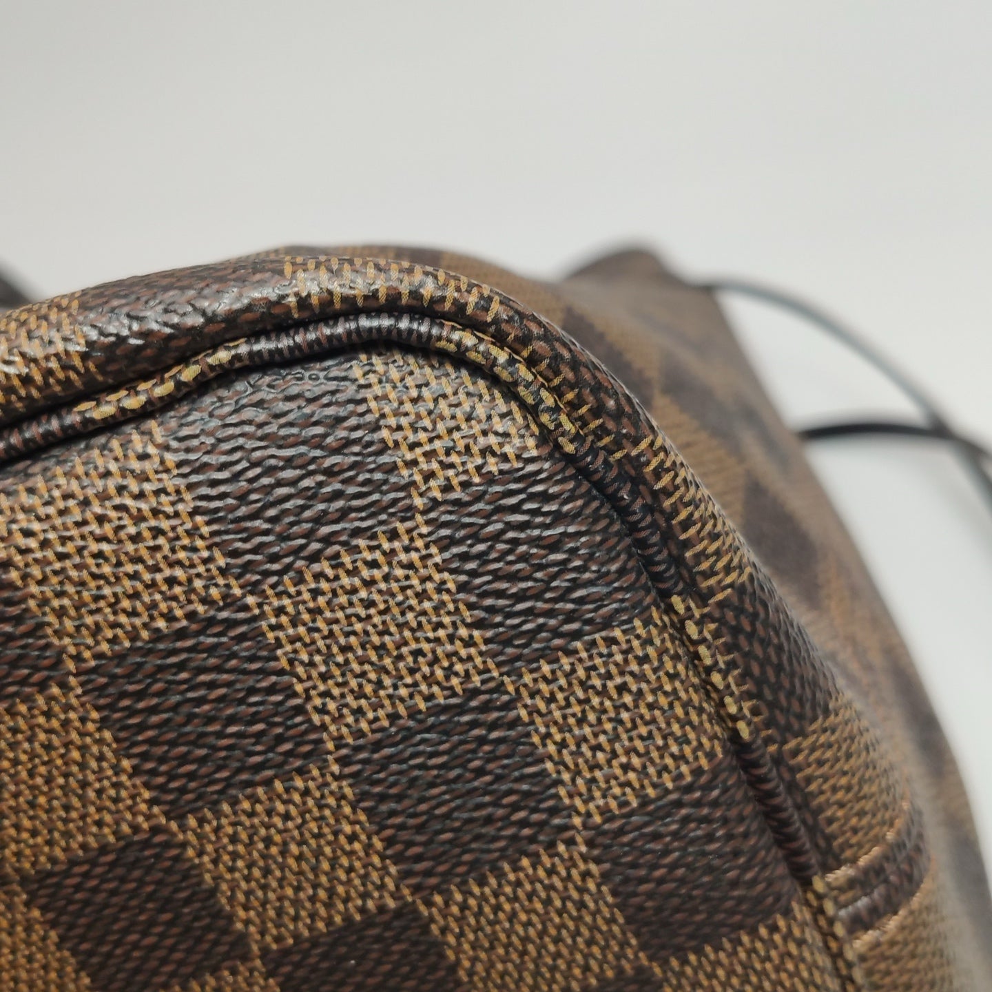 Louis Vuitton - Neverfull MM - Damier Ebene coated canvas with leather trim - Brown - (Medium)