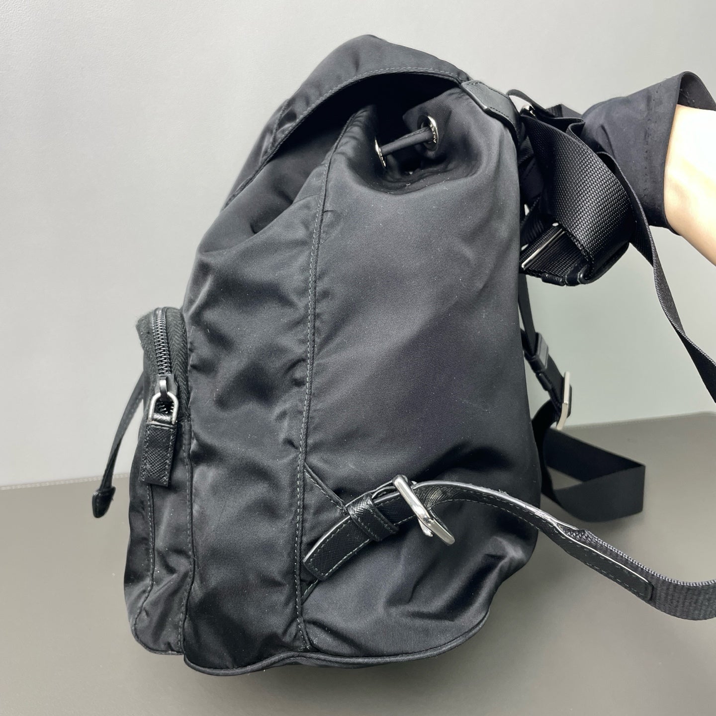 Prada - Tessuto Nylon Backpack - Polyamide - Black - (medium)