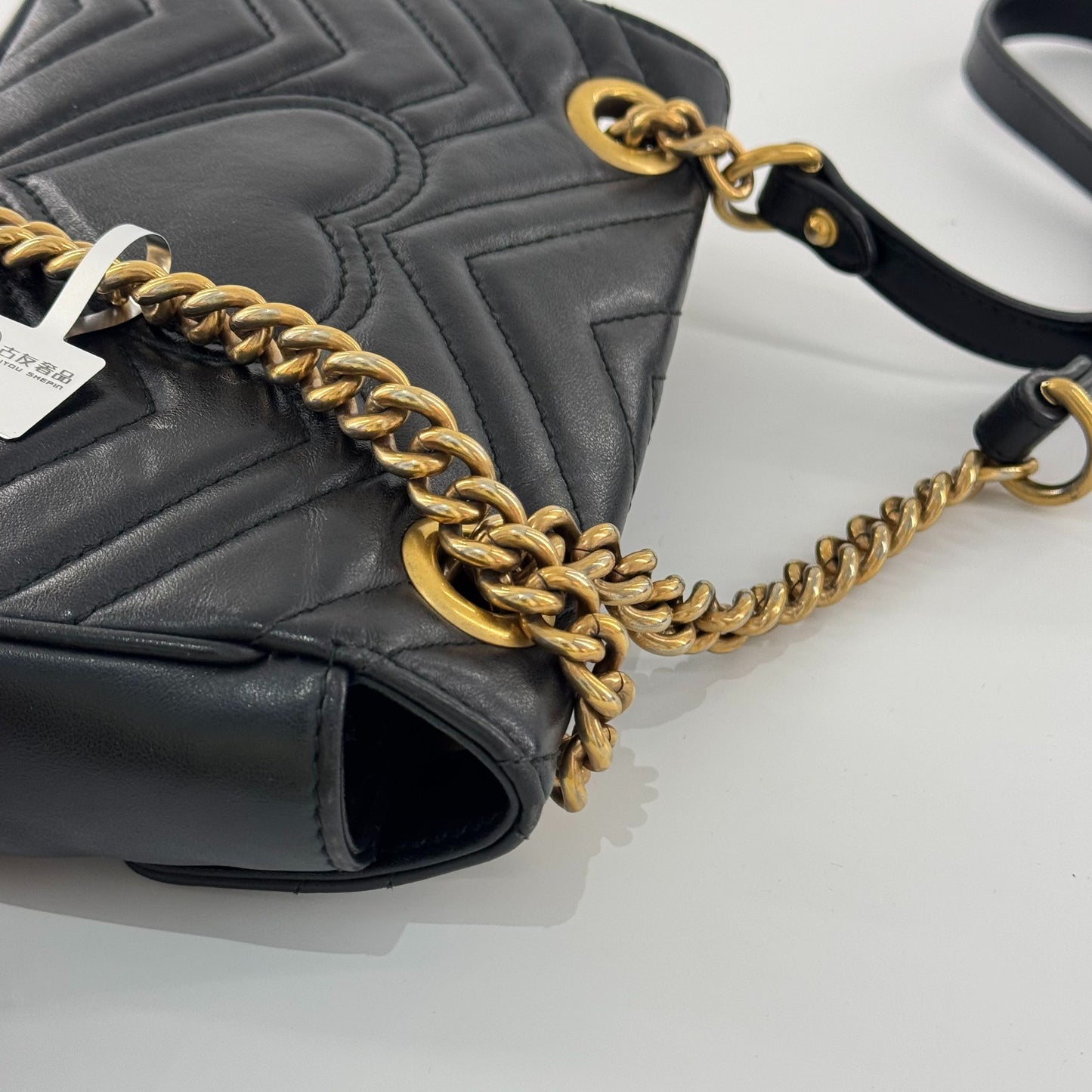Gucci - GG Marmont Matelassé Mini Bag - Leather - Black - (Mini)